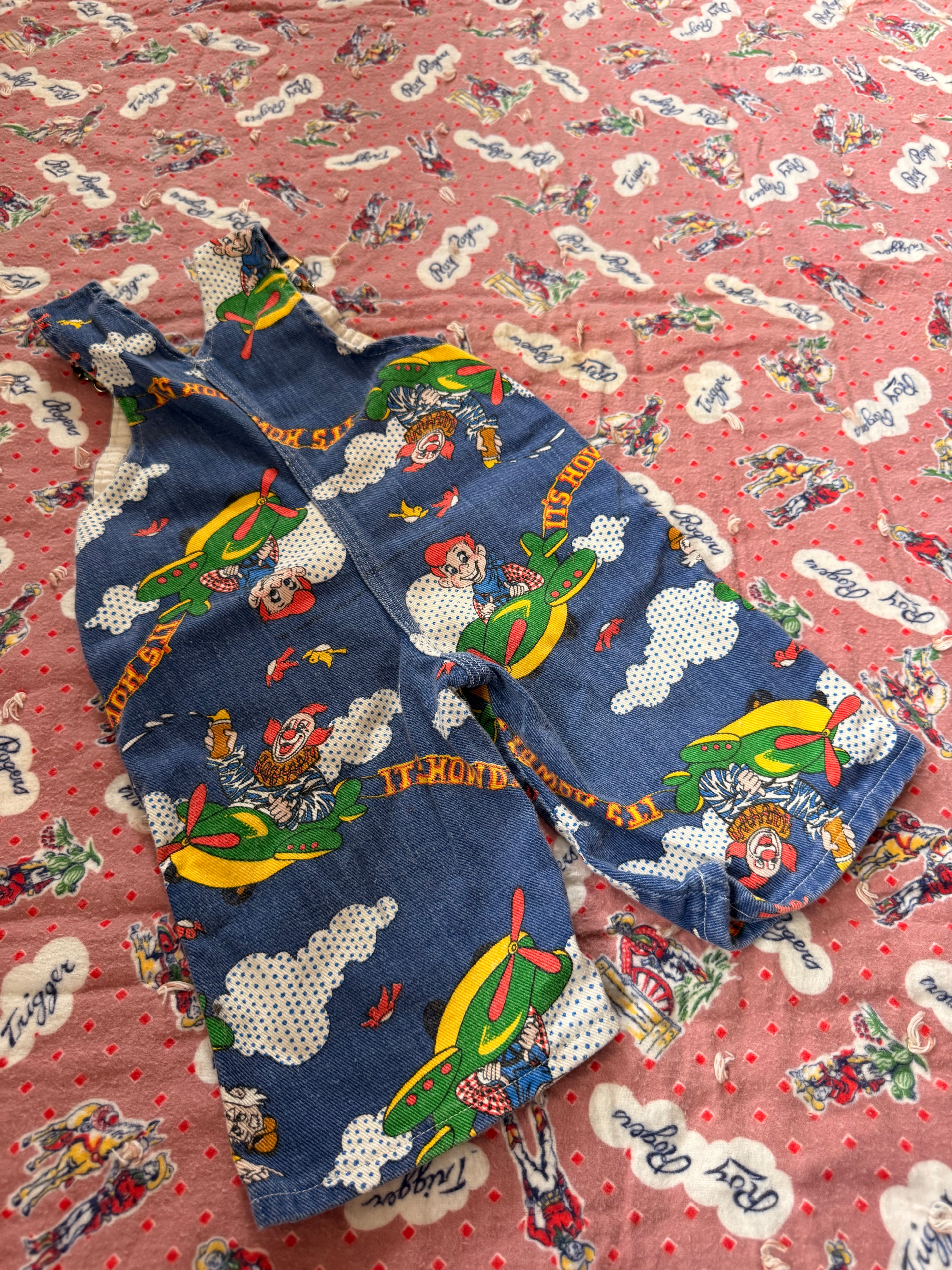 1960s howdy doody overalls