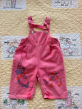 1960s pink train overalls