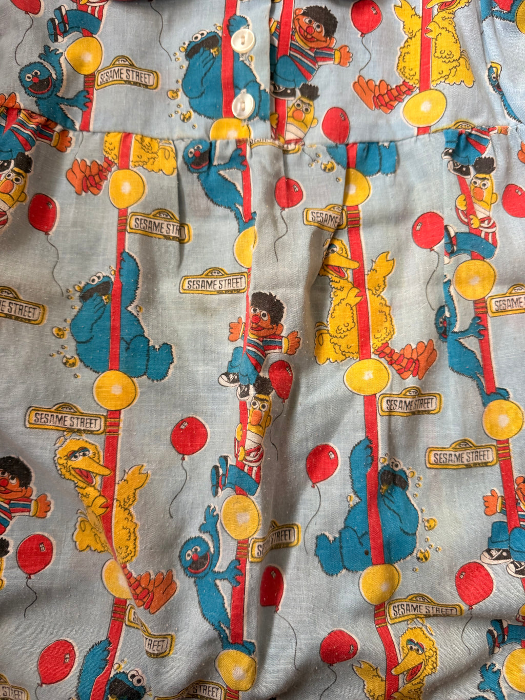1970s sesame street baby doll top