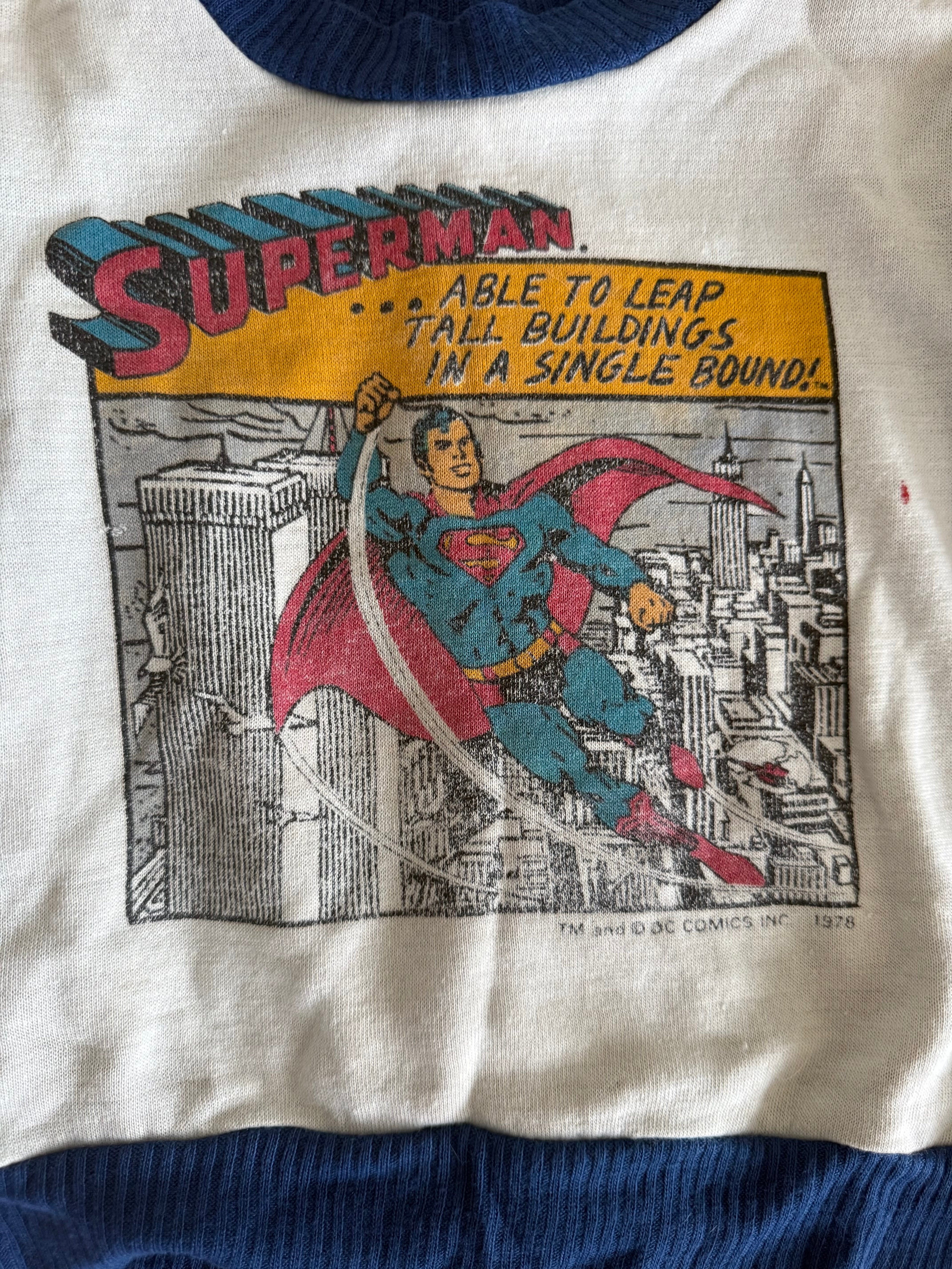 1970s superman sweatshirt