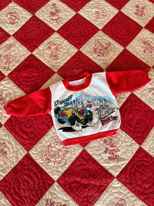 1980s who framed roger rabbit sweatshirt
