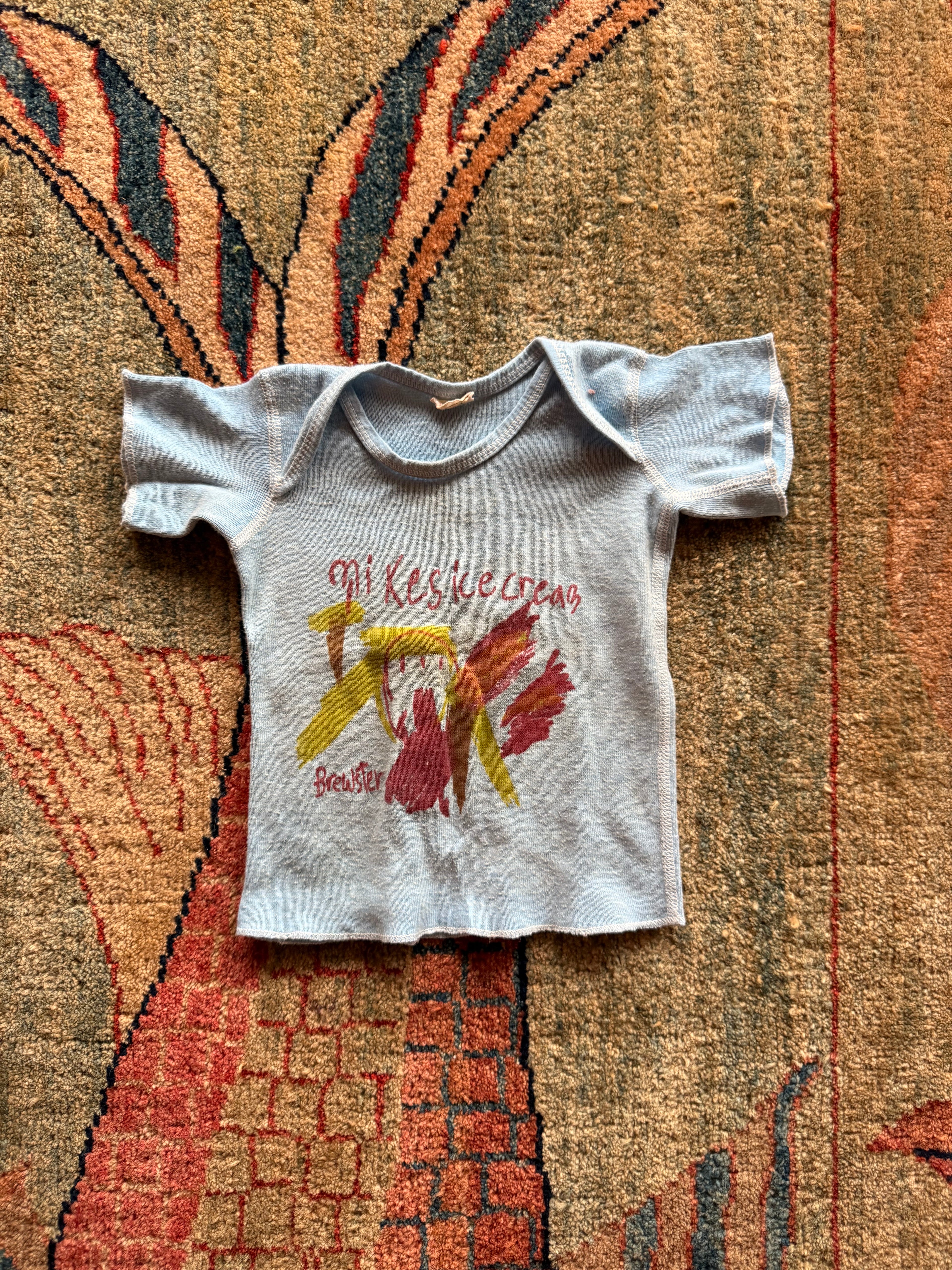 1980s mikes ice cream, brewster, massachusetts, blue