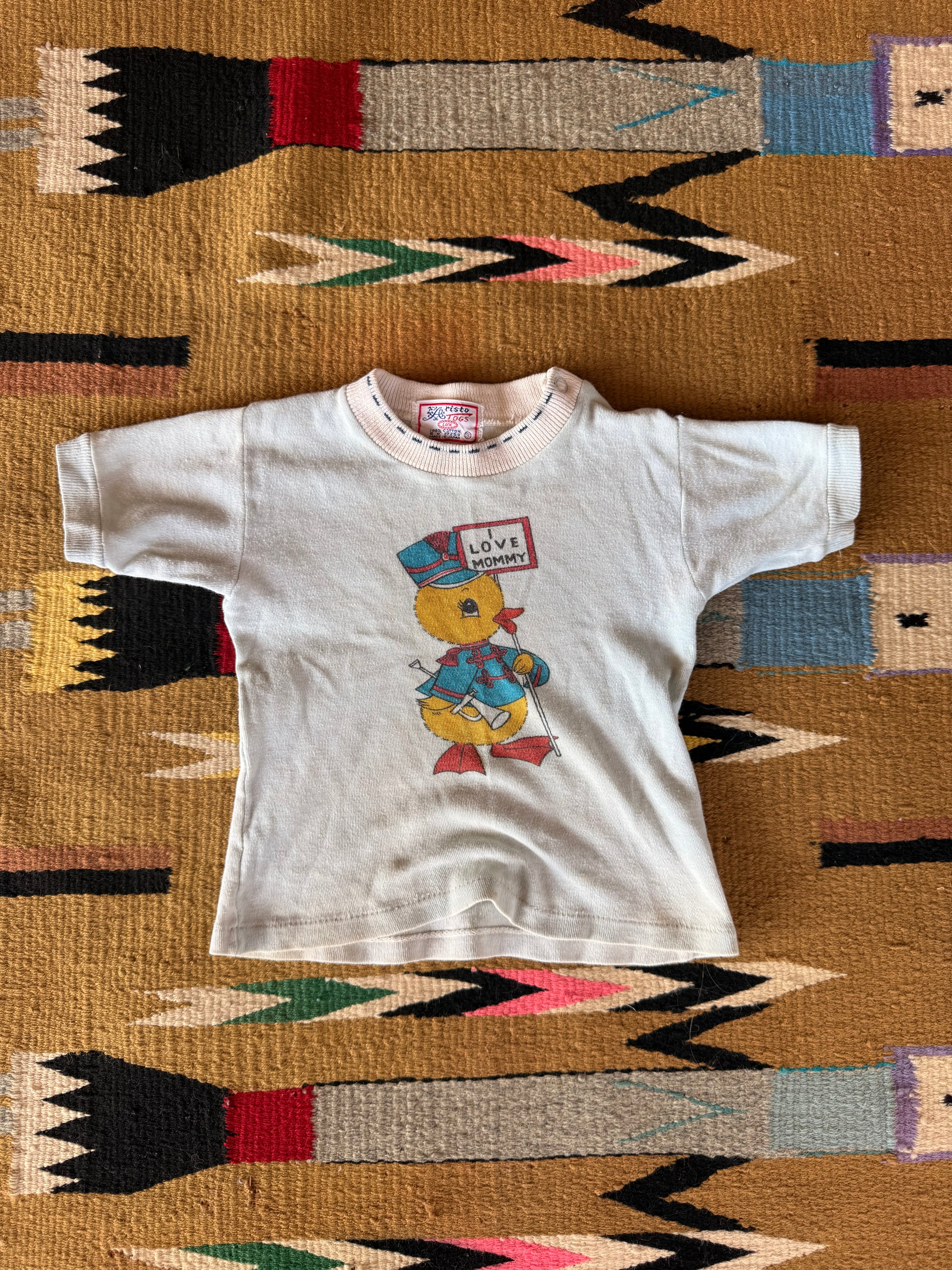 1960s i love mommy tee