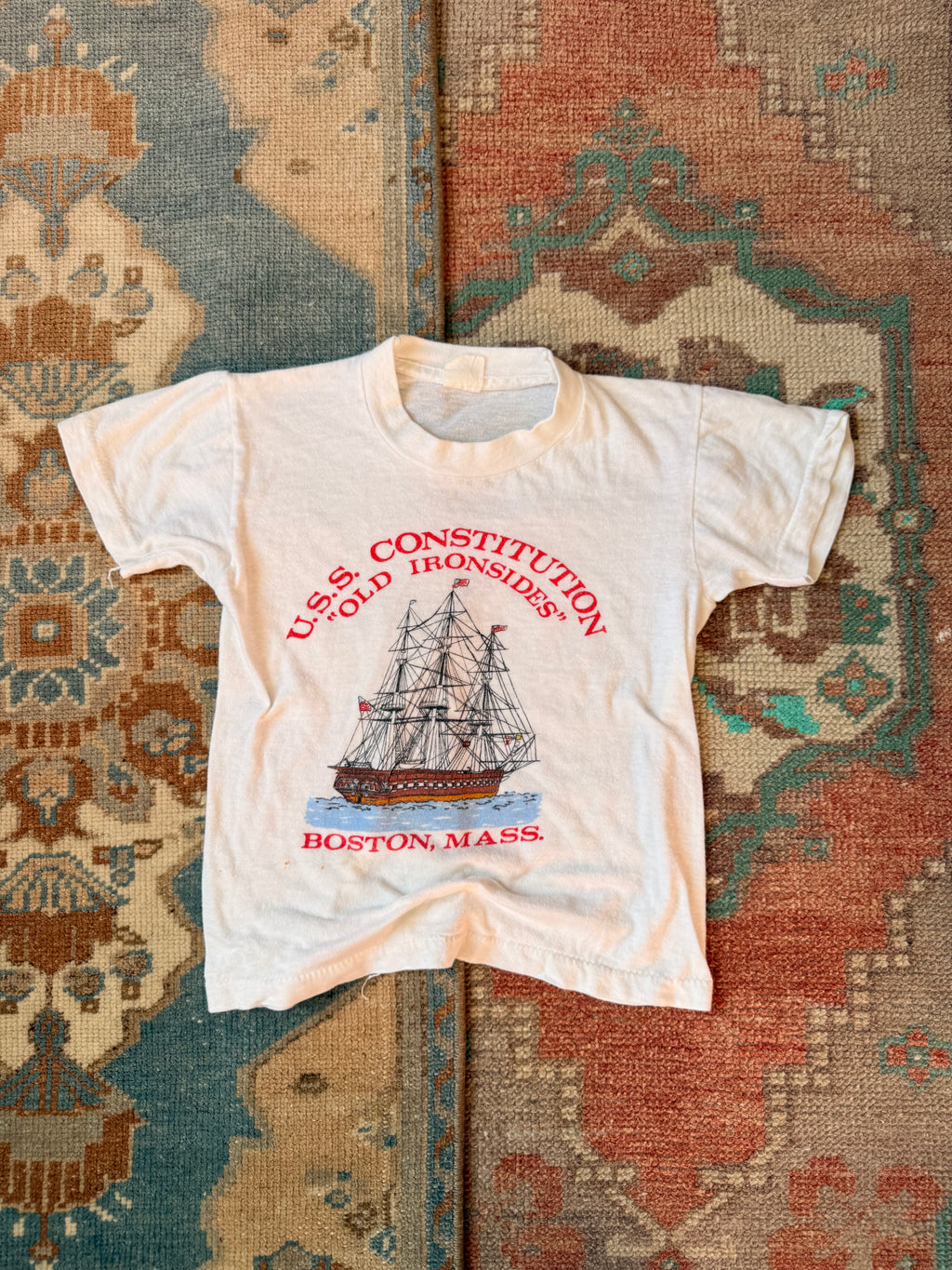 1960s boston u. s. s. constitution tee