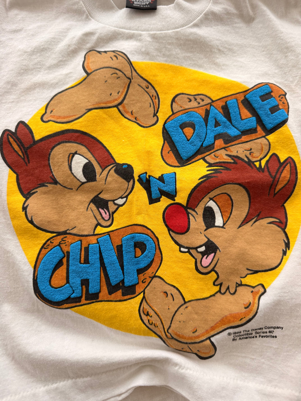 1980s deadstock chip and dale t shirts