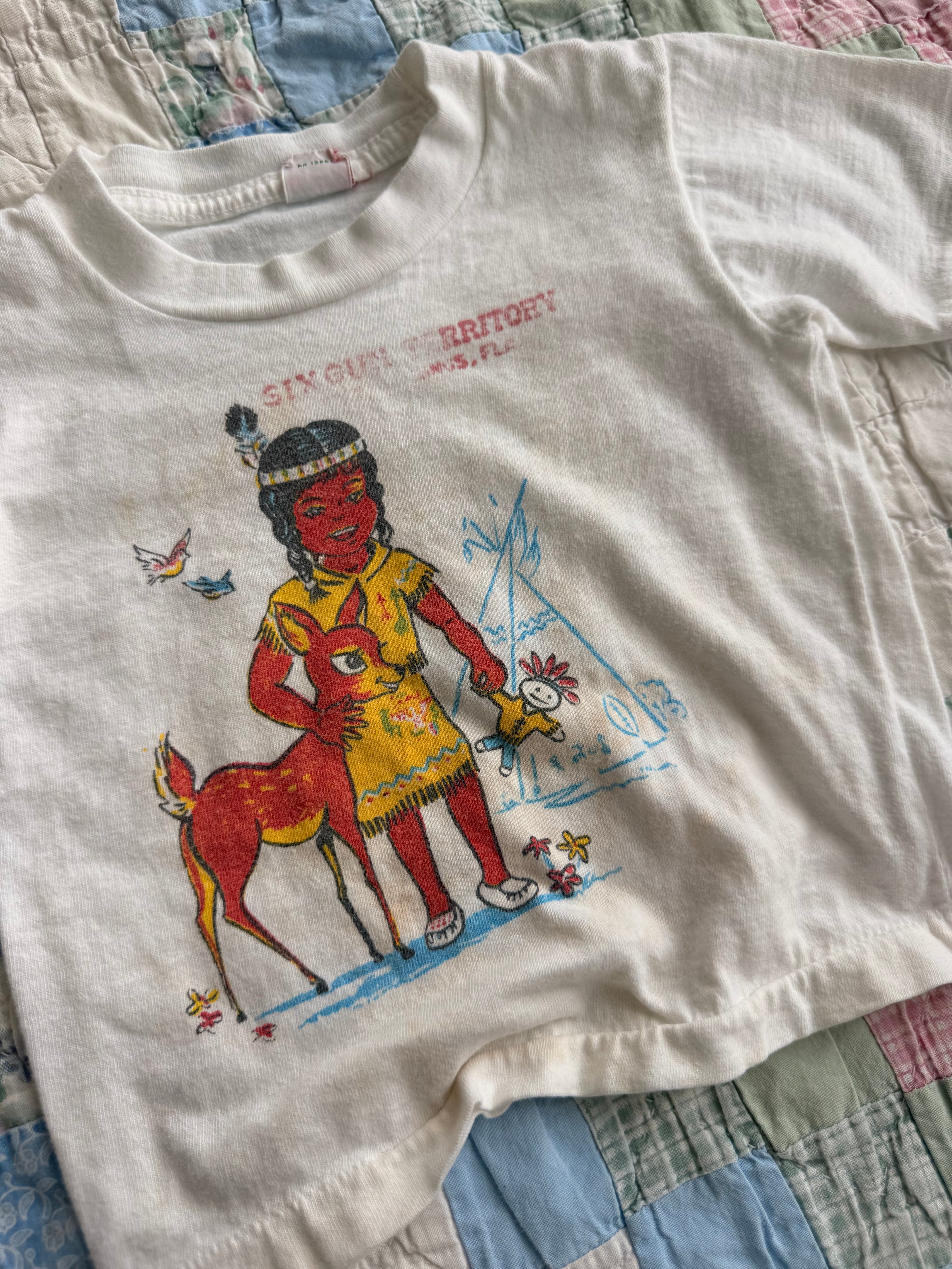 1960s six gun territory souvenir tee