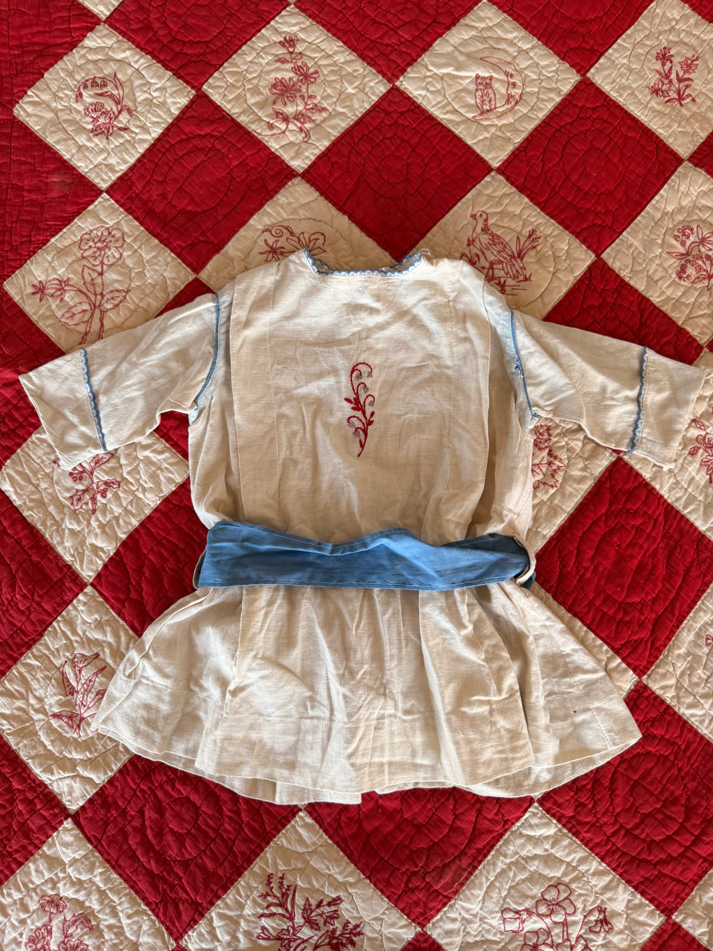 1900s belted tunic dress