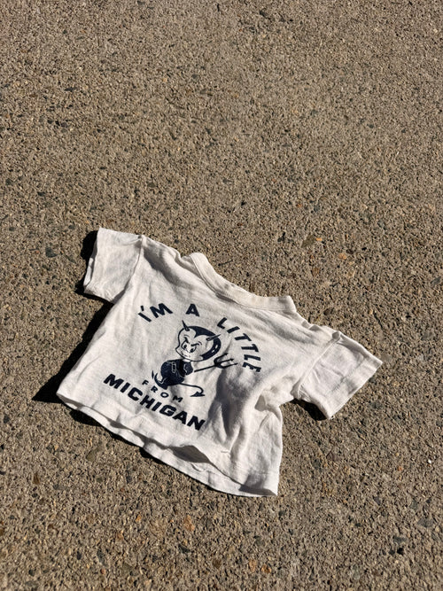 1950s i’m a little devil from michigan tee