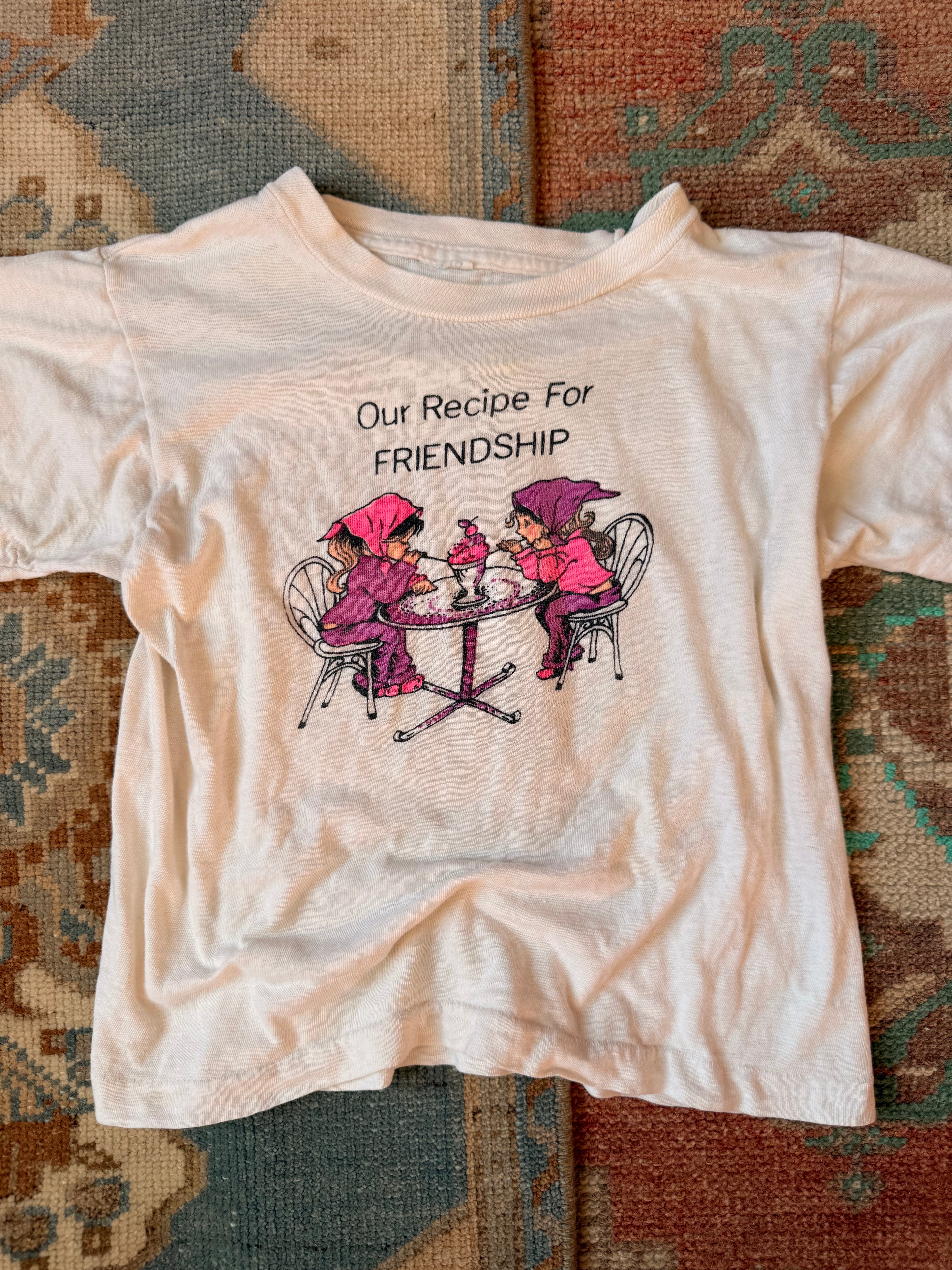 1970s recipe for friendship tee