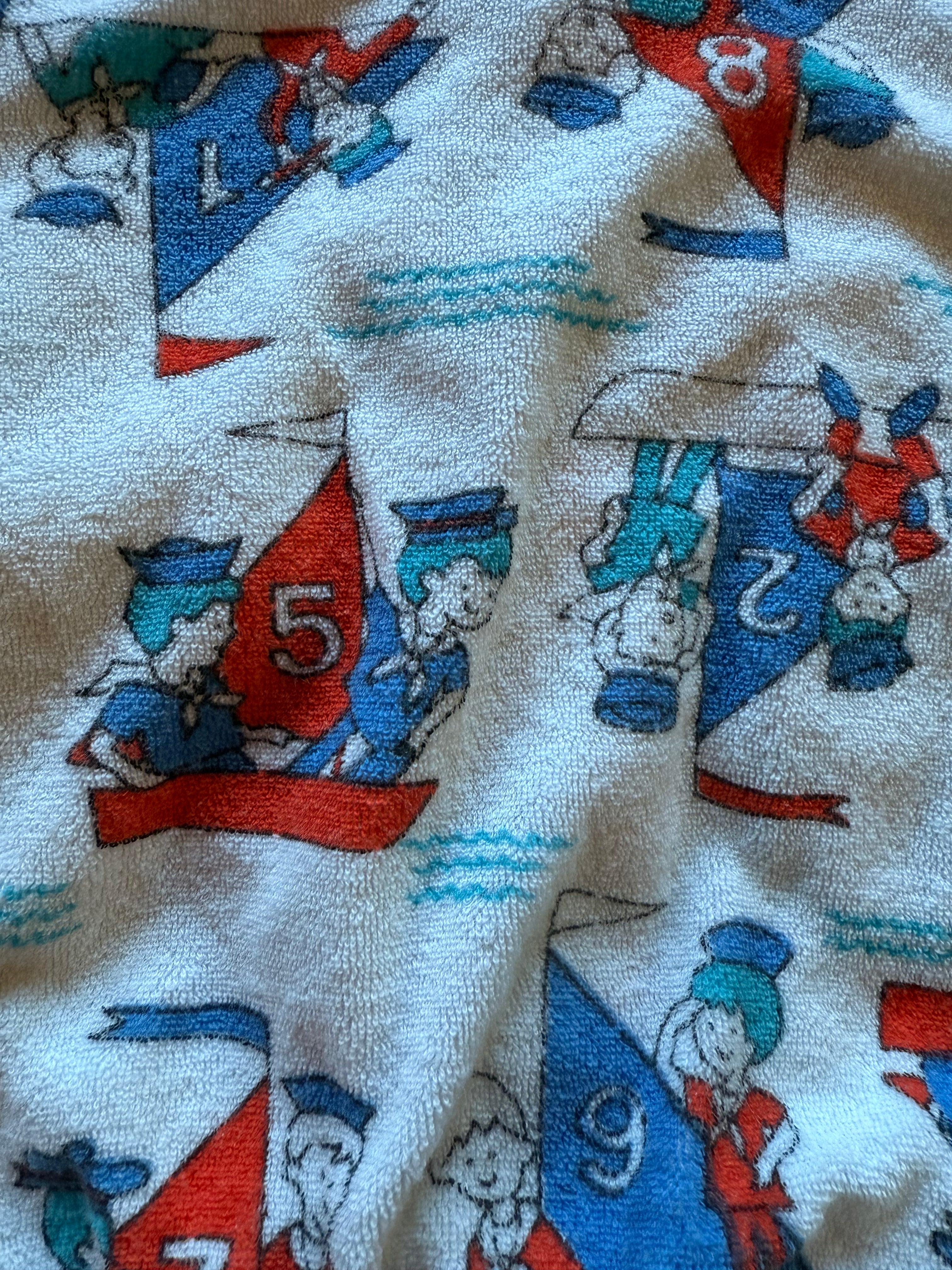 1970s sailboat beach hoodie