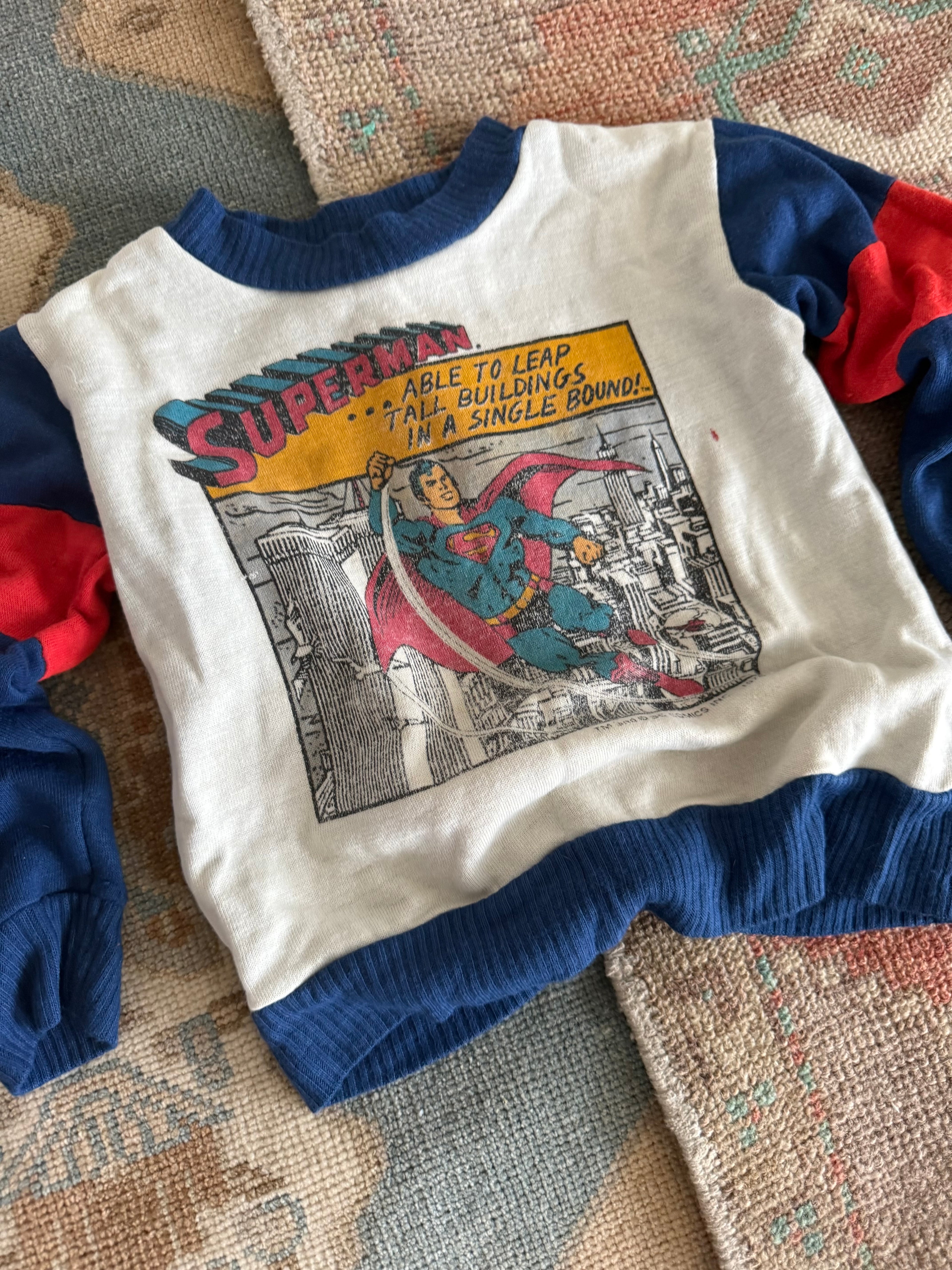 1970s superman sweatshirt
