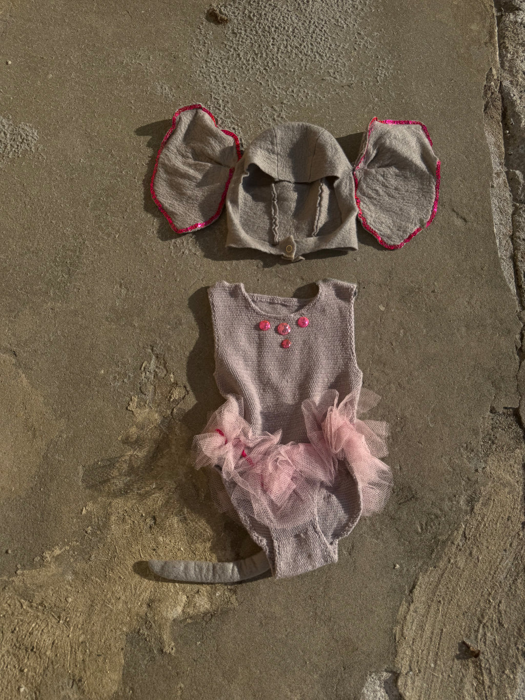 1960s homemade elephant costume