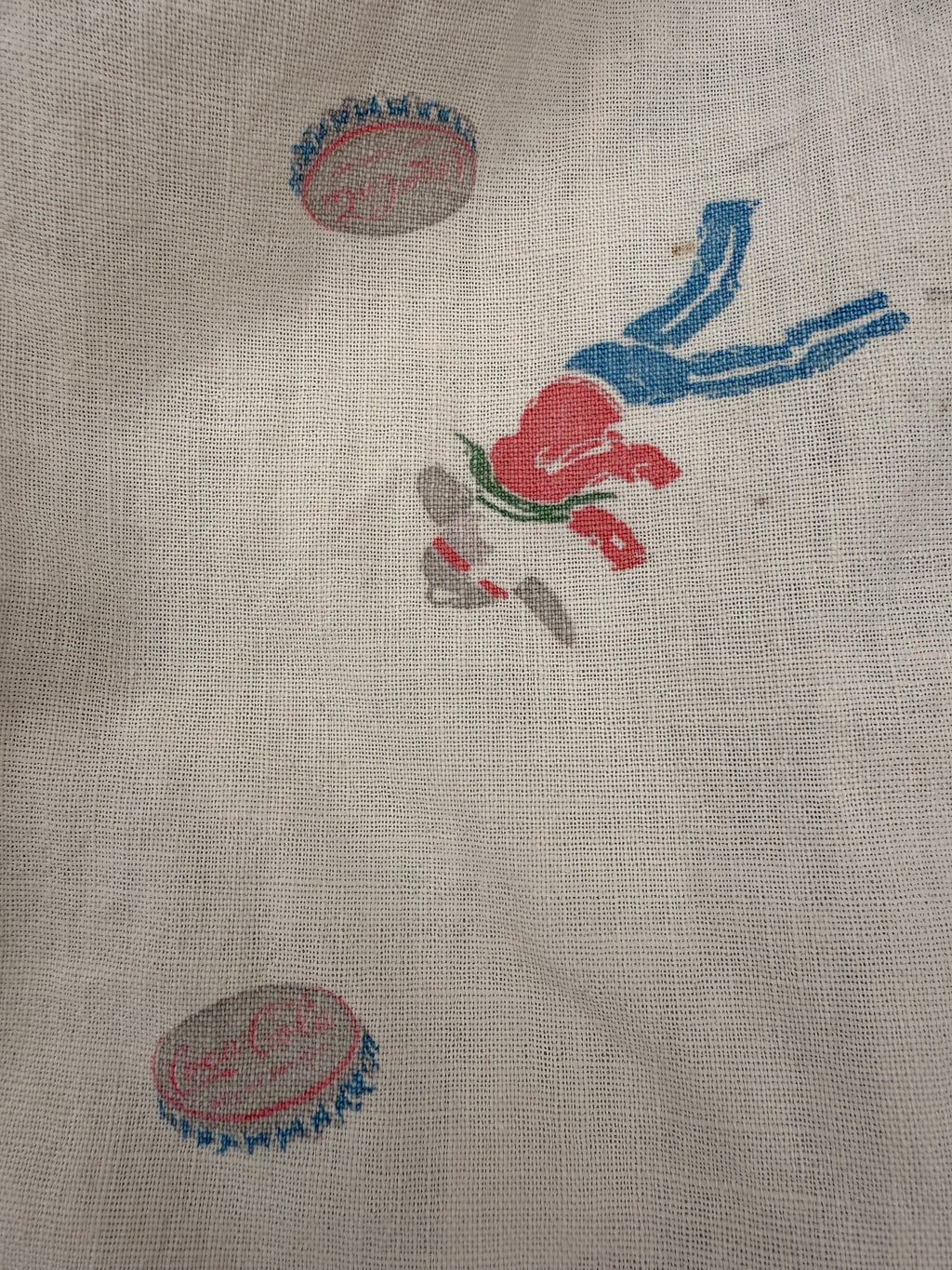 1950s coca cola cowboy button down