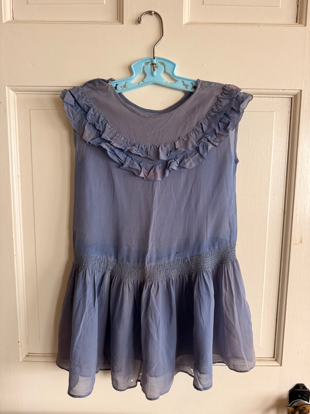 1920s lilac silk dress