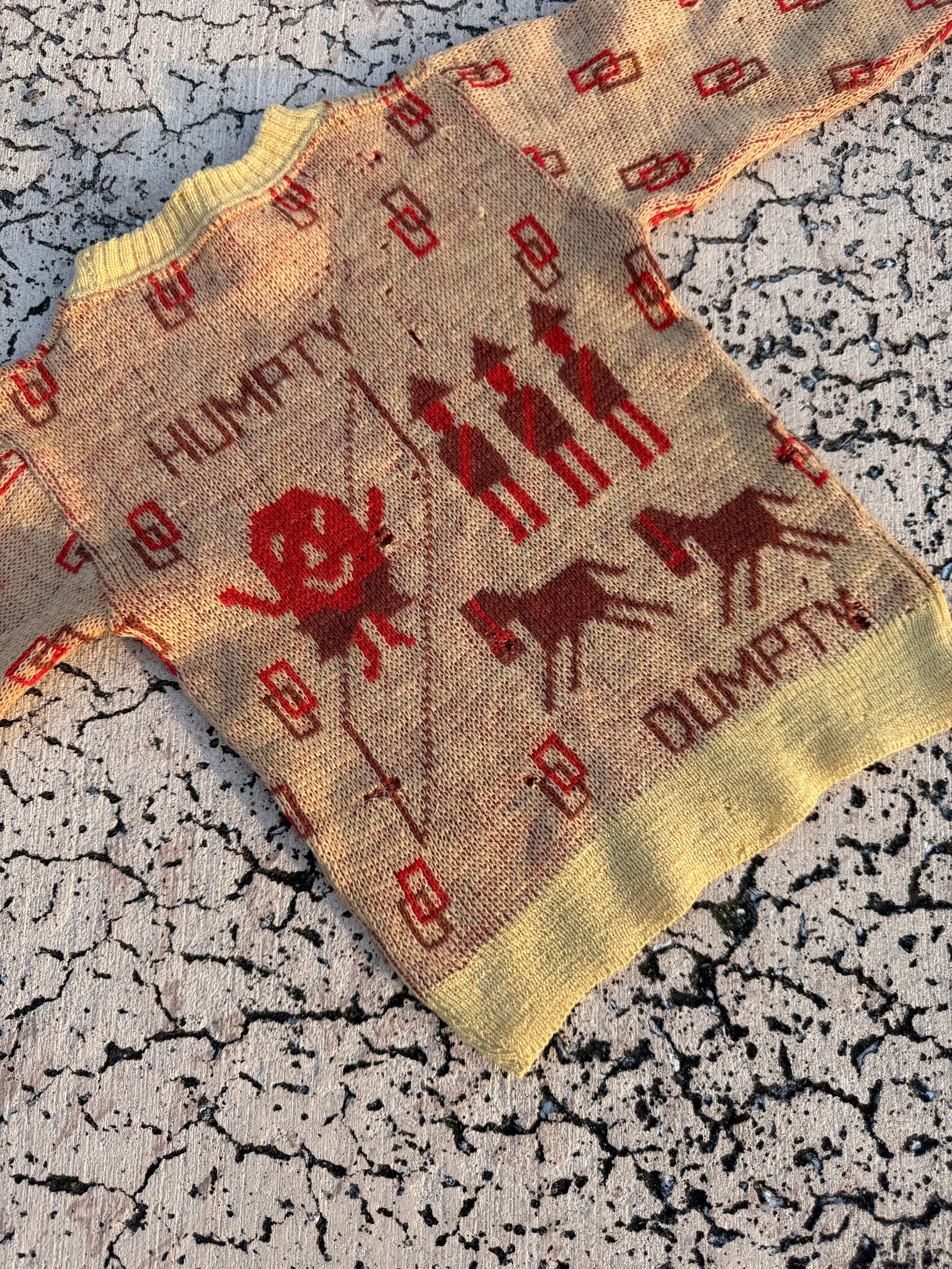 1950s humpty dumpty knit