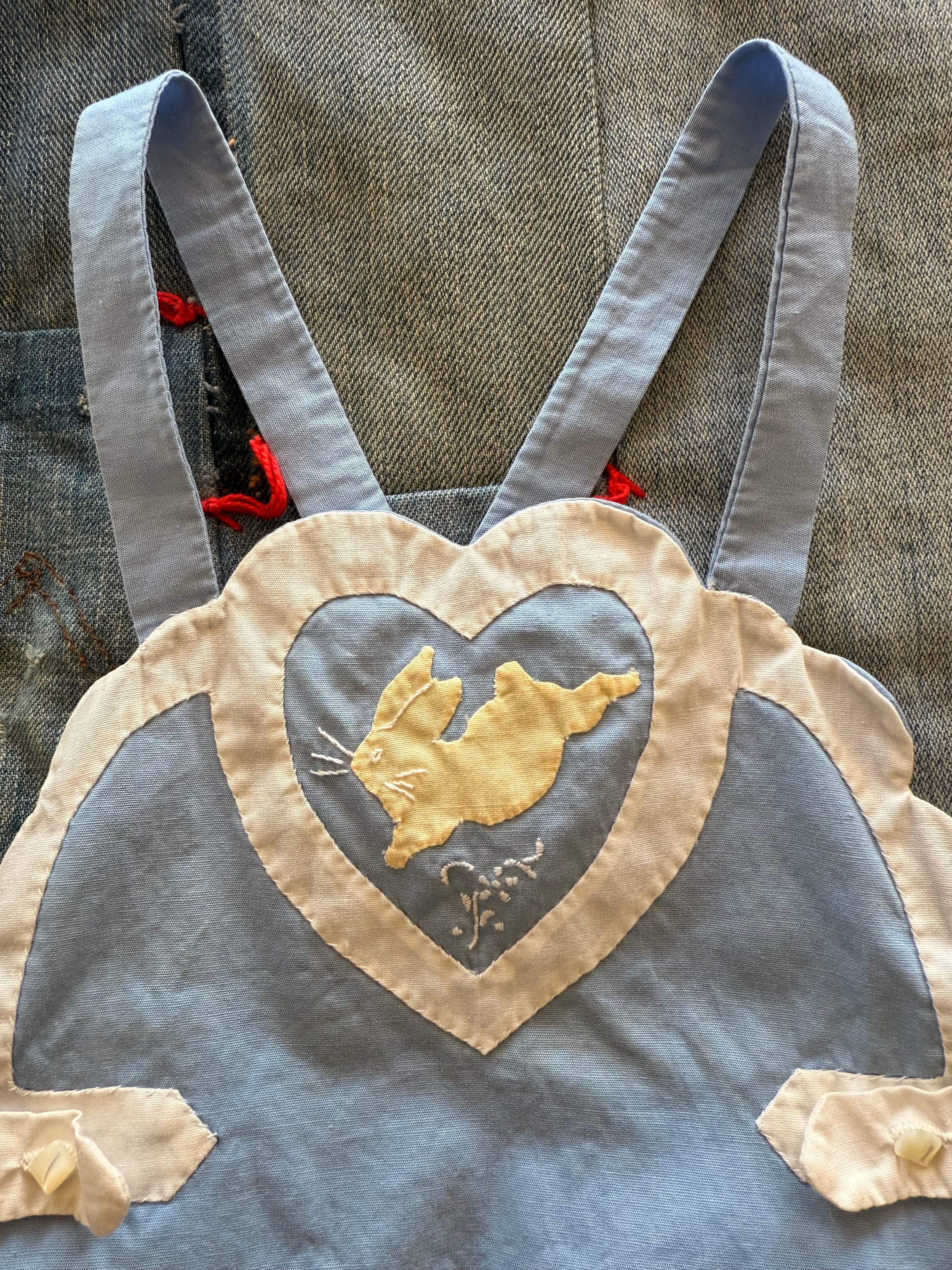 1940s hand sewn bunny romper