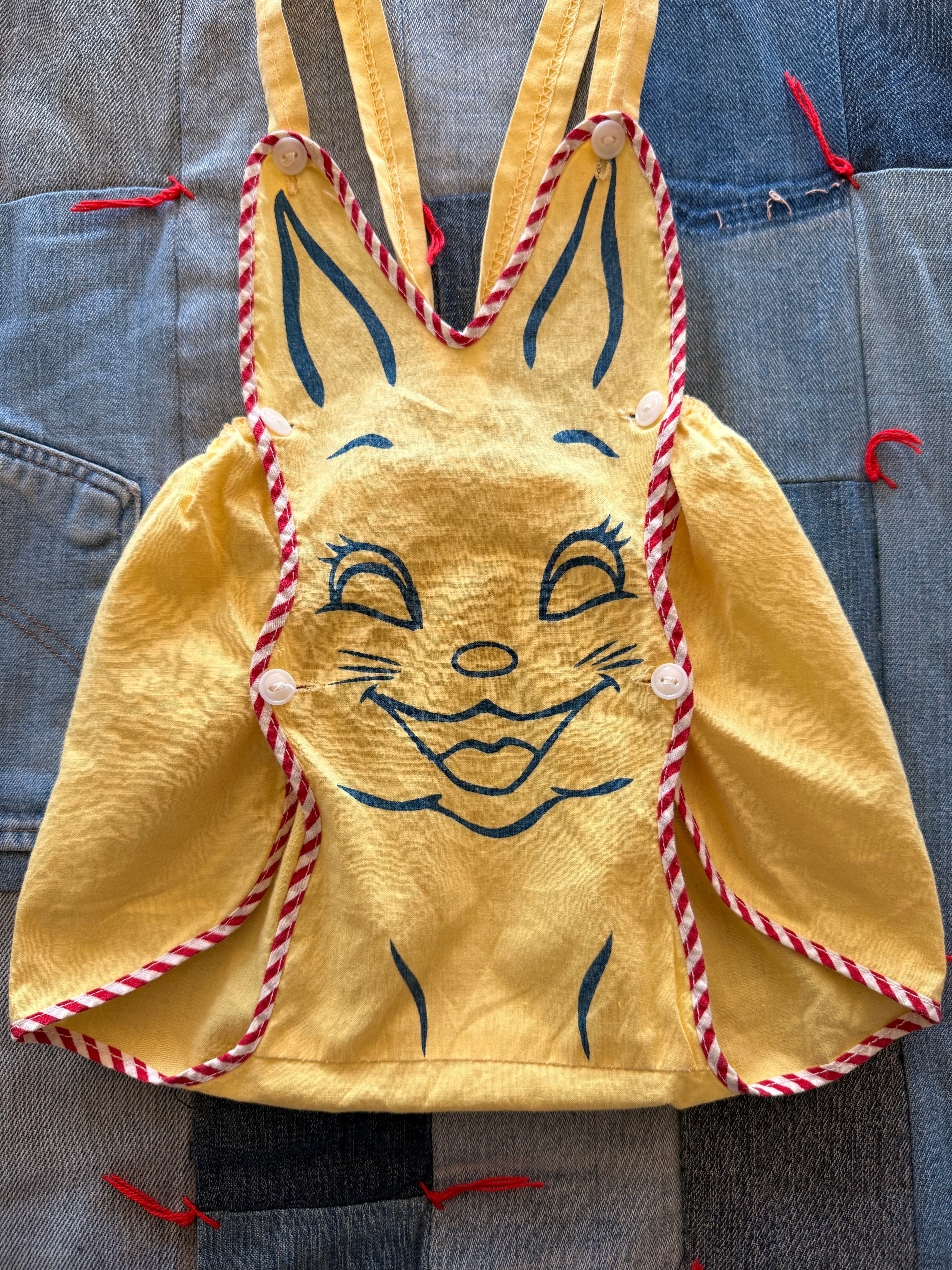 1950s happy bunny romper