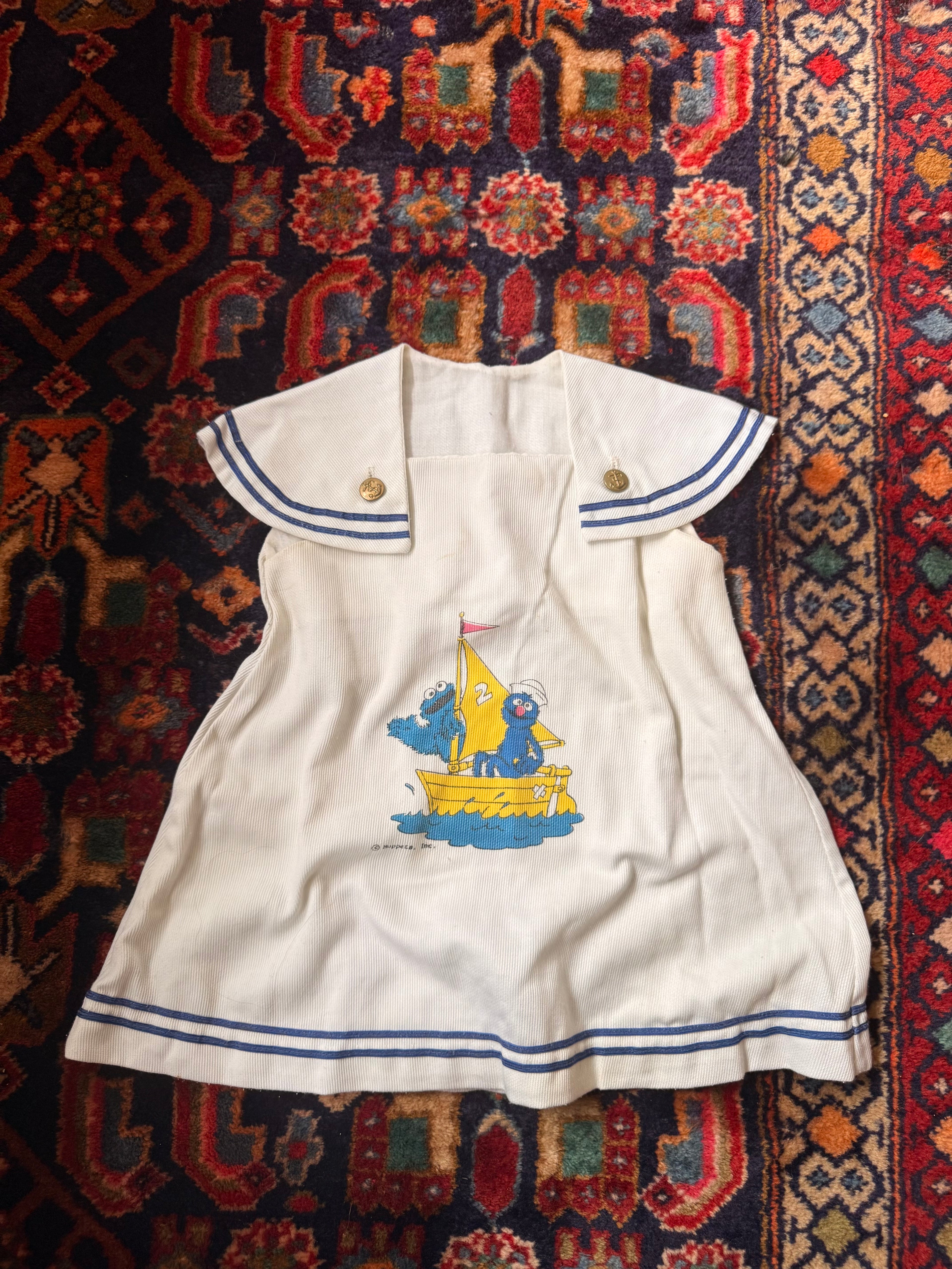 1970s sesame street sailor dress