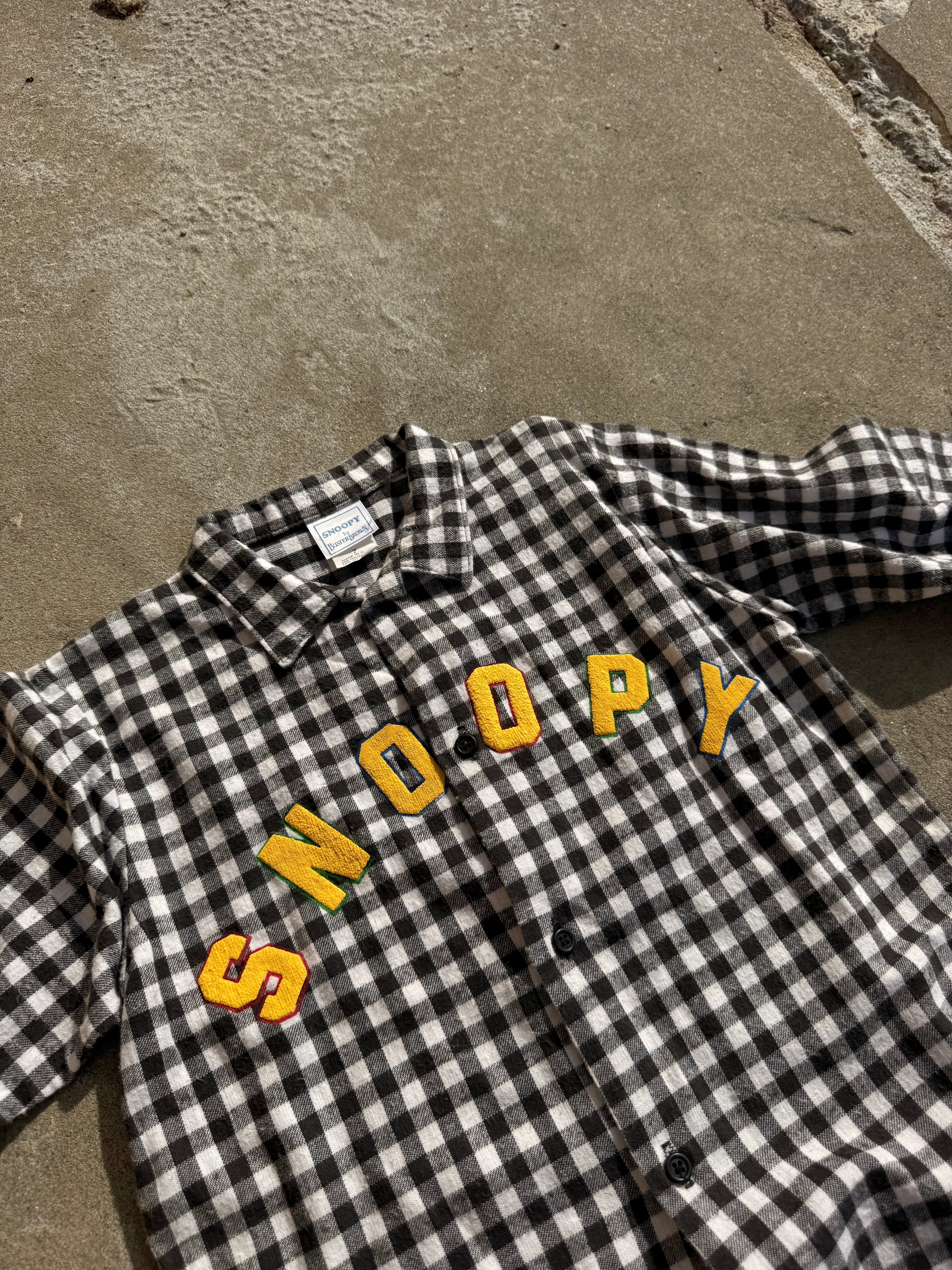1970s snoopy flannel