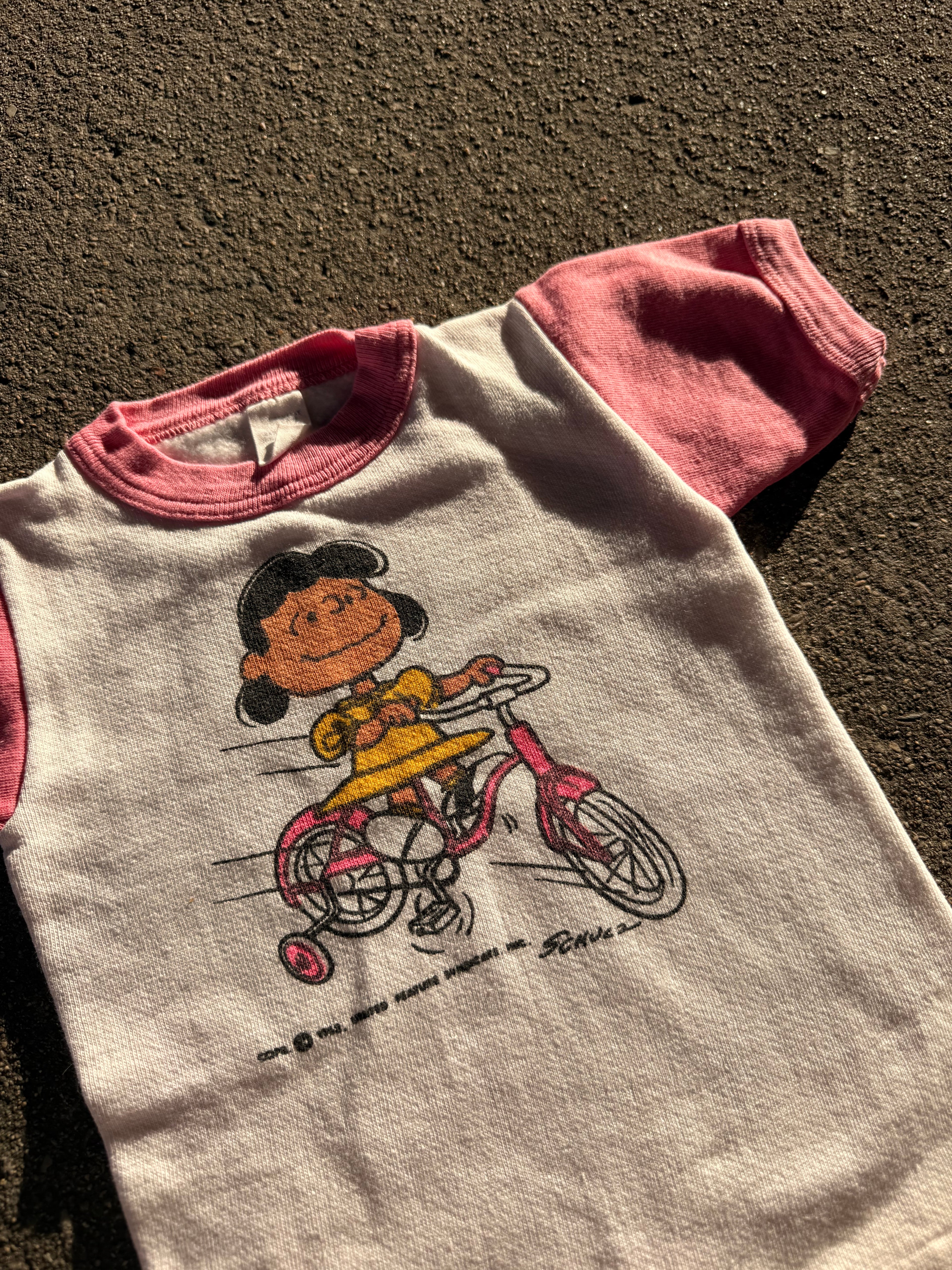1960s norwich peanuts lucy sweatshirt tee