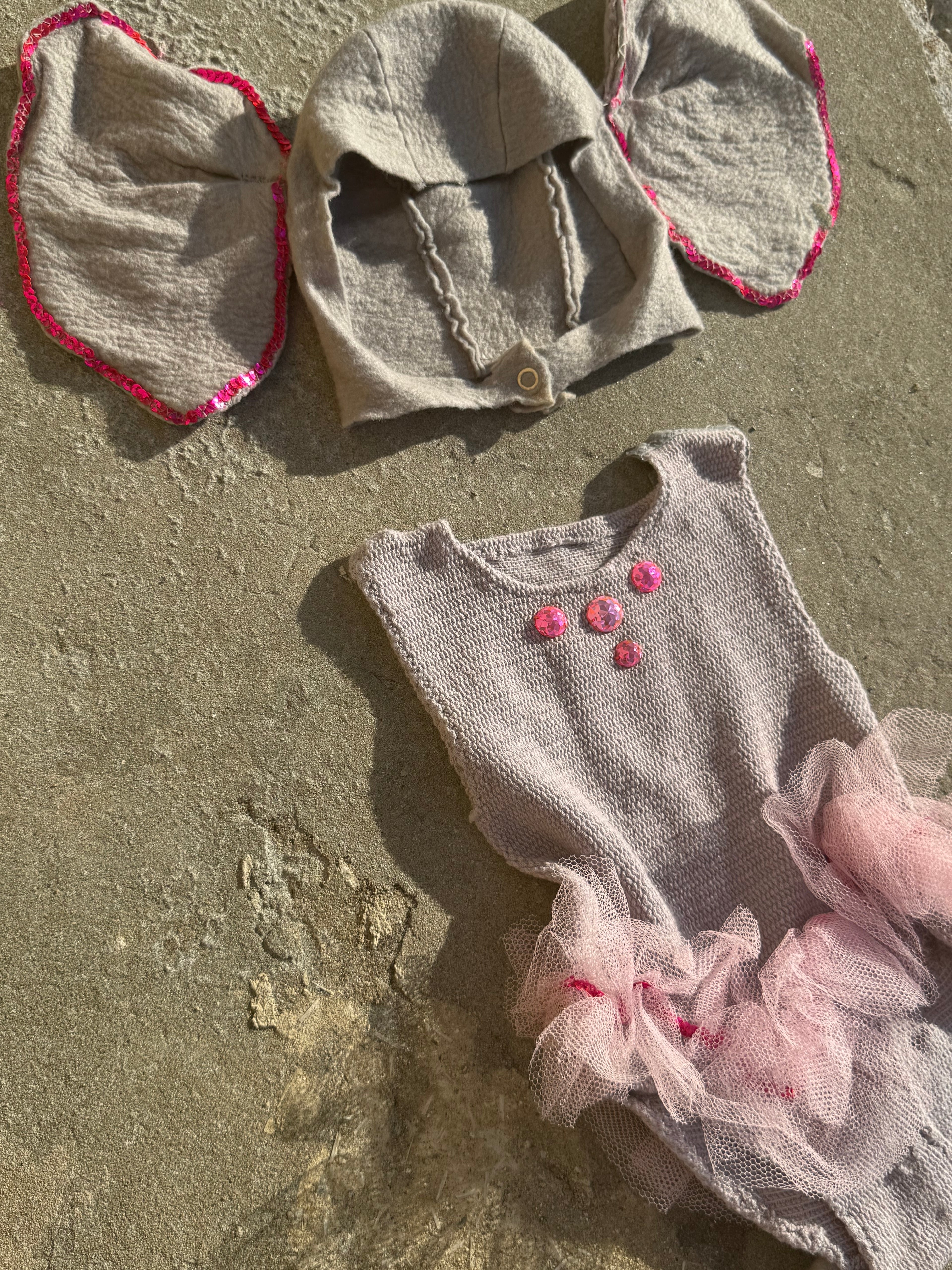 1960s homemade elephant costume