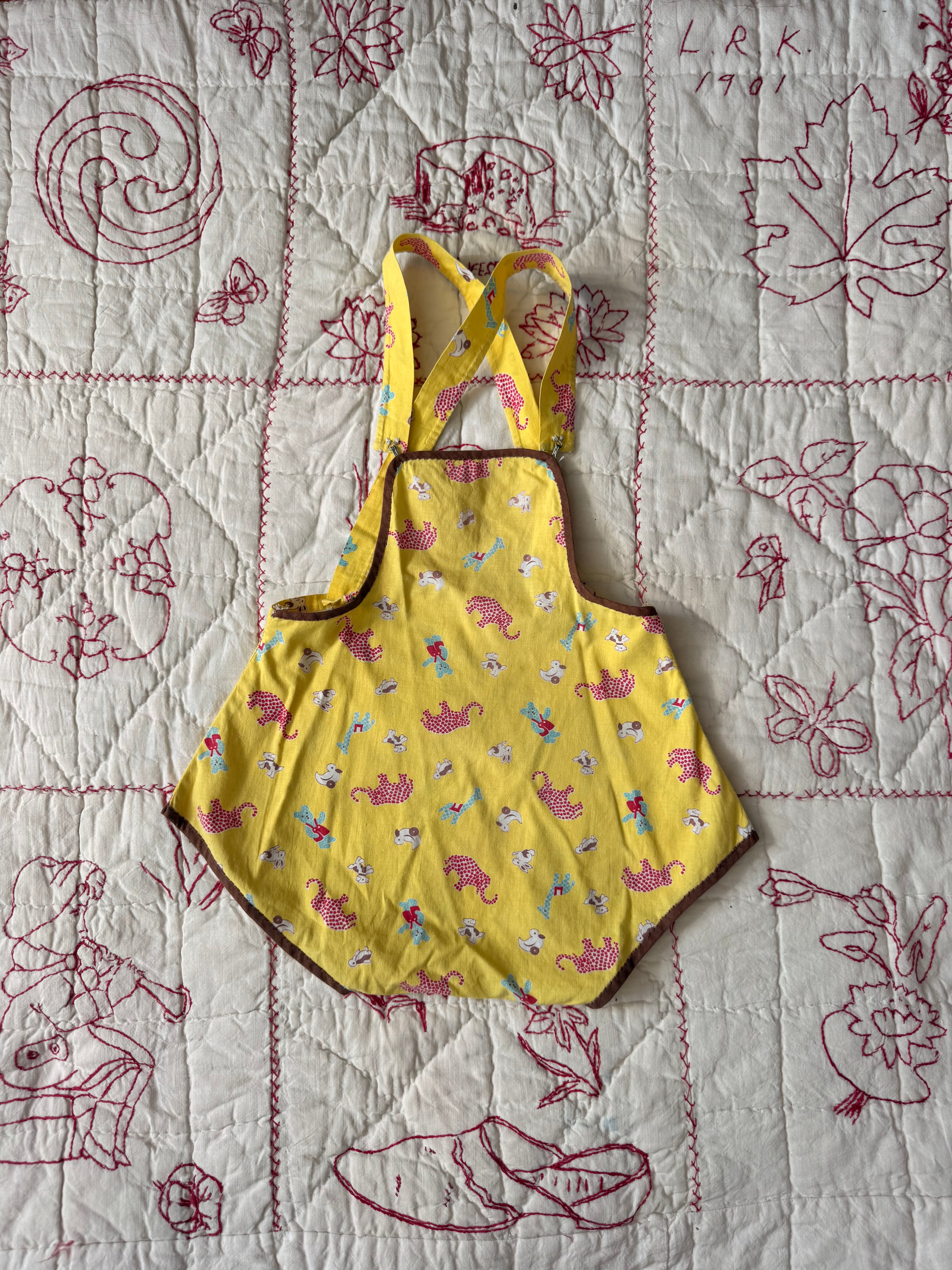 1970s playtime animals romper