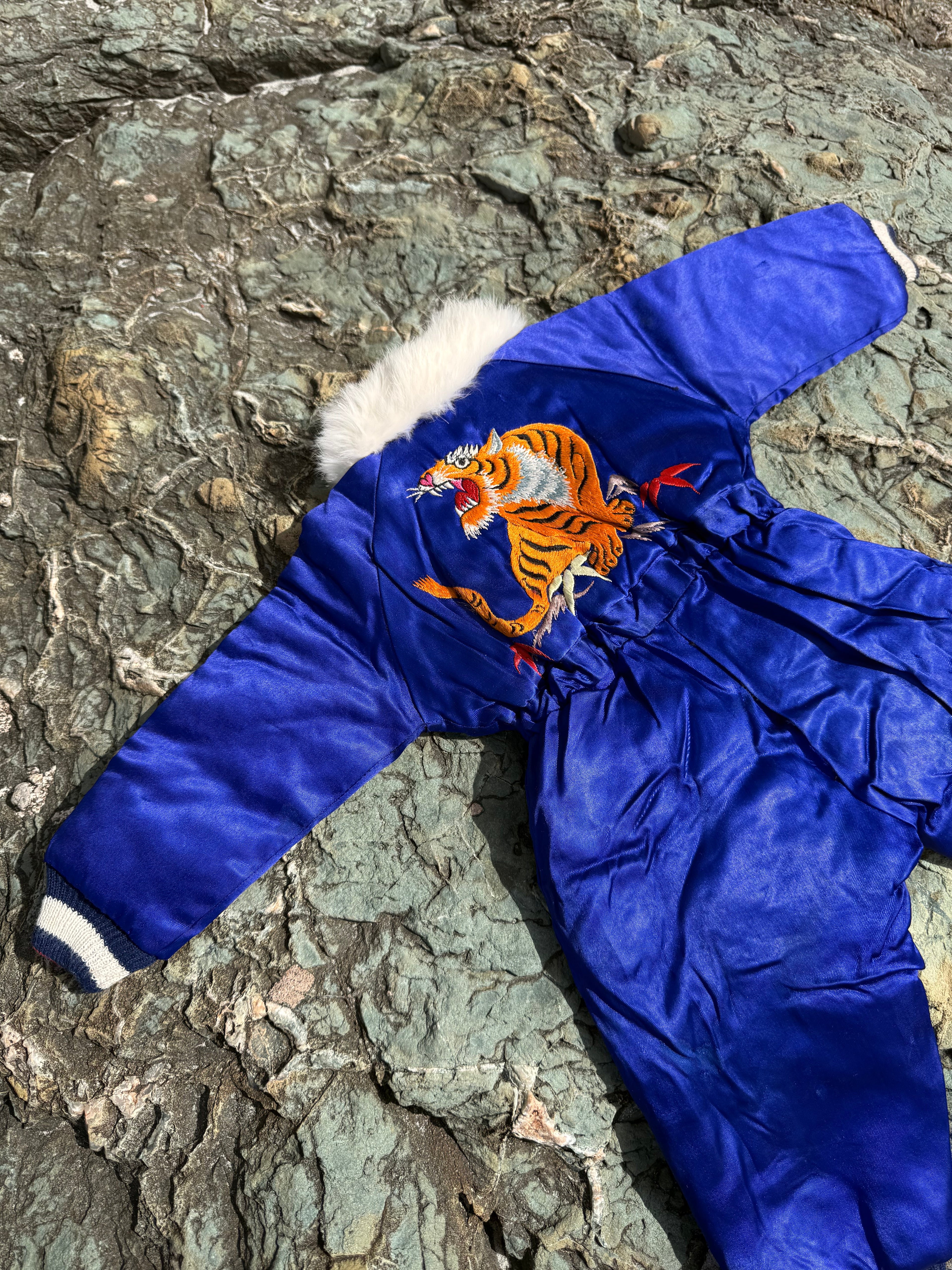 1940s japanese sukajan souvenir snowsuit