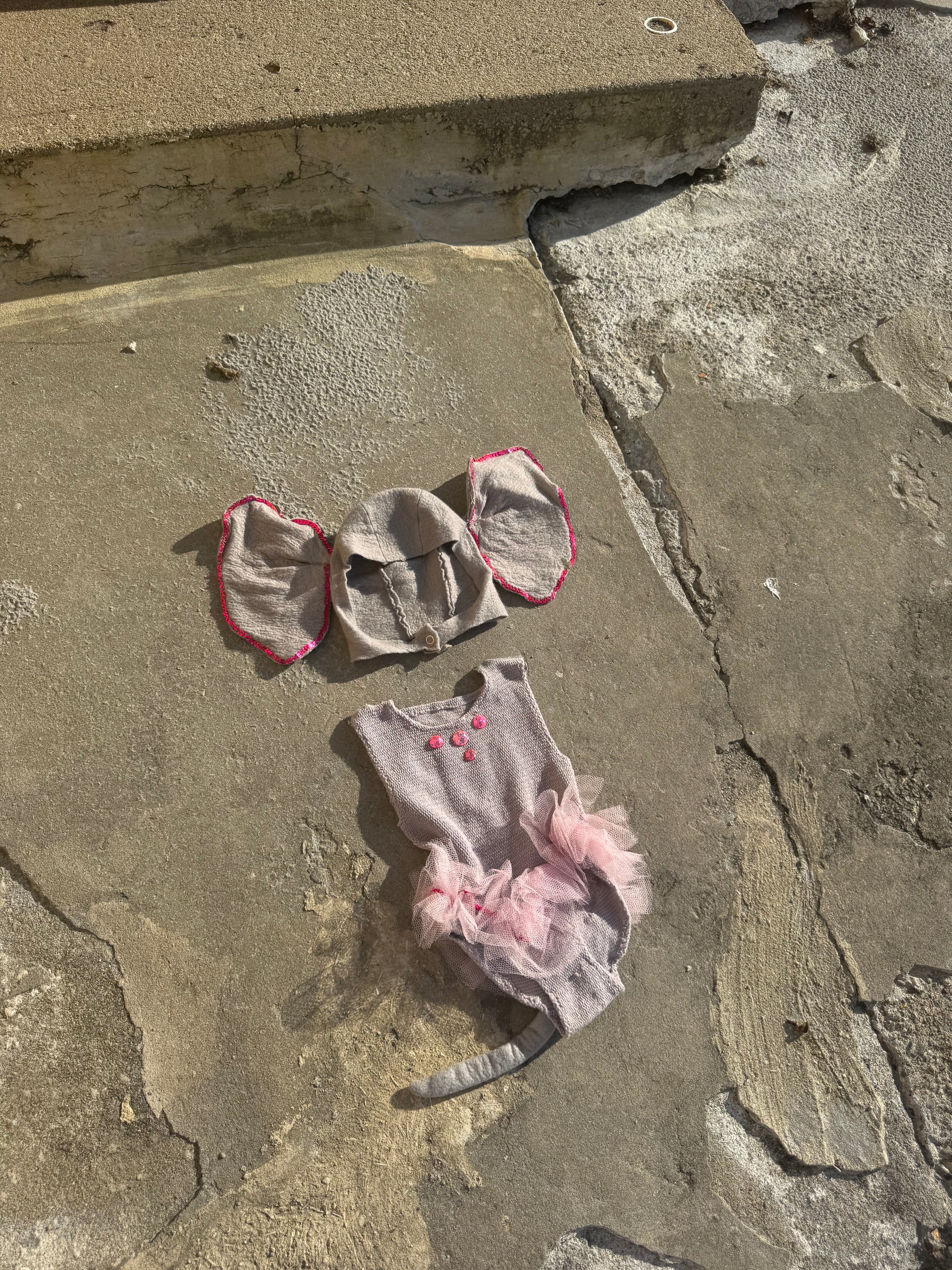 1960s homemade elephant costume