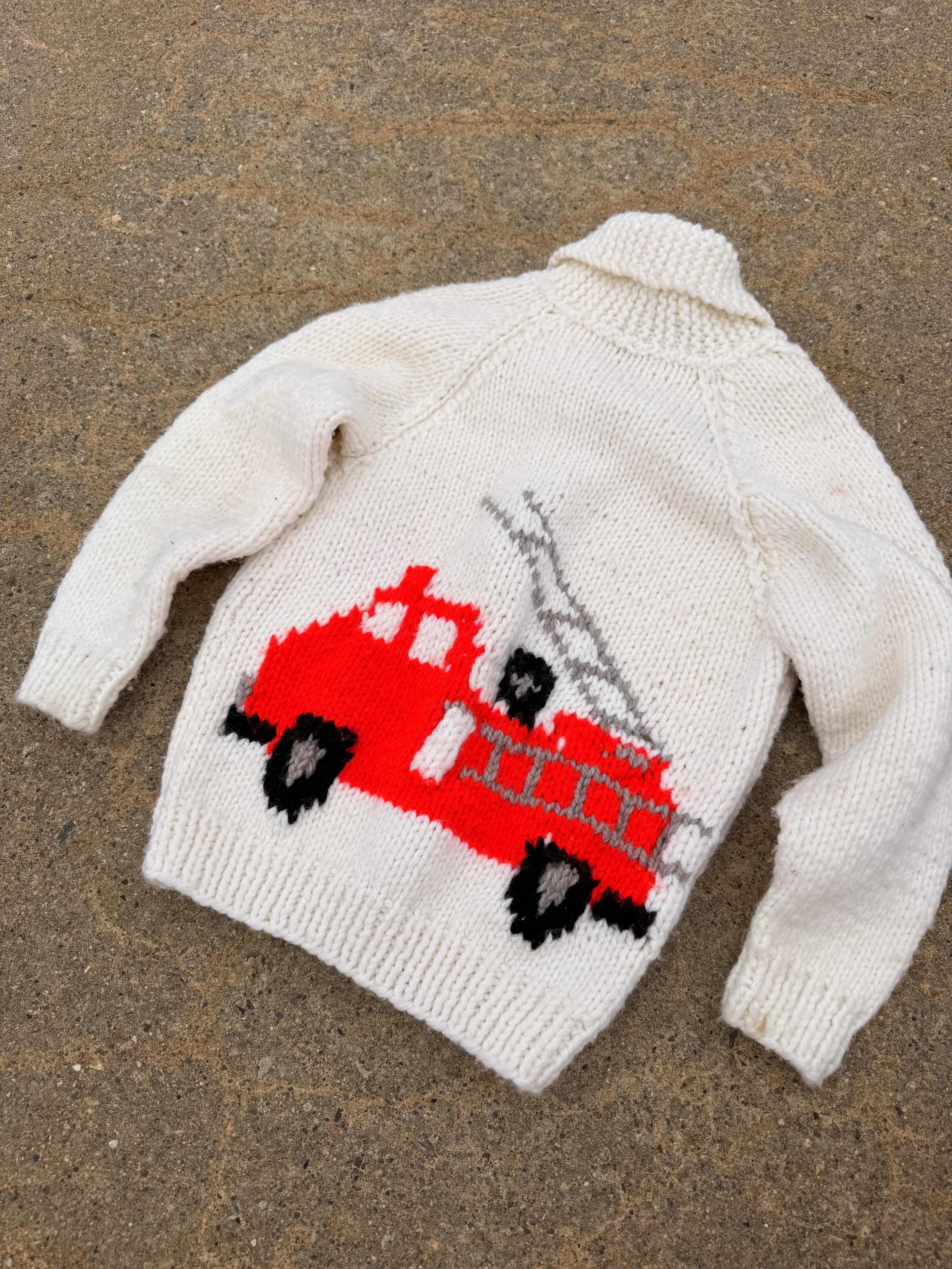 1960s wool fire truck cowichan