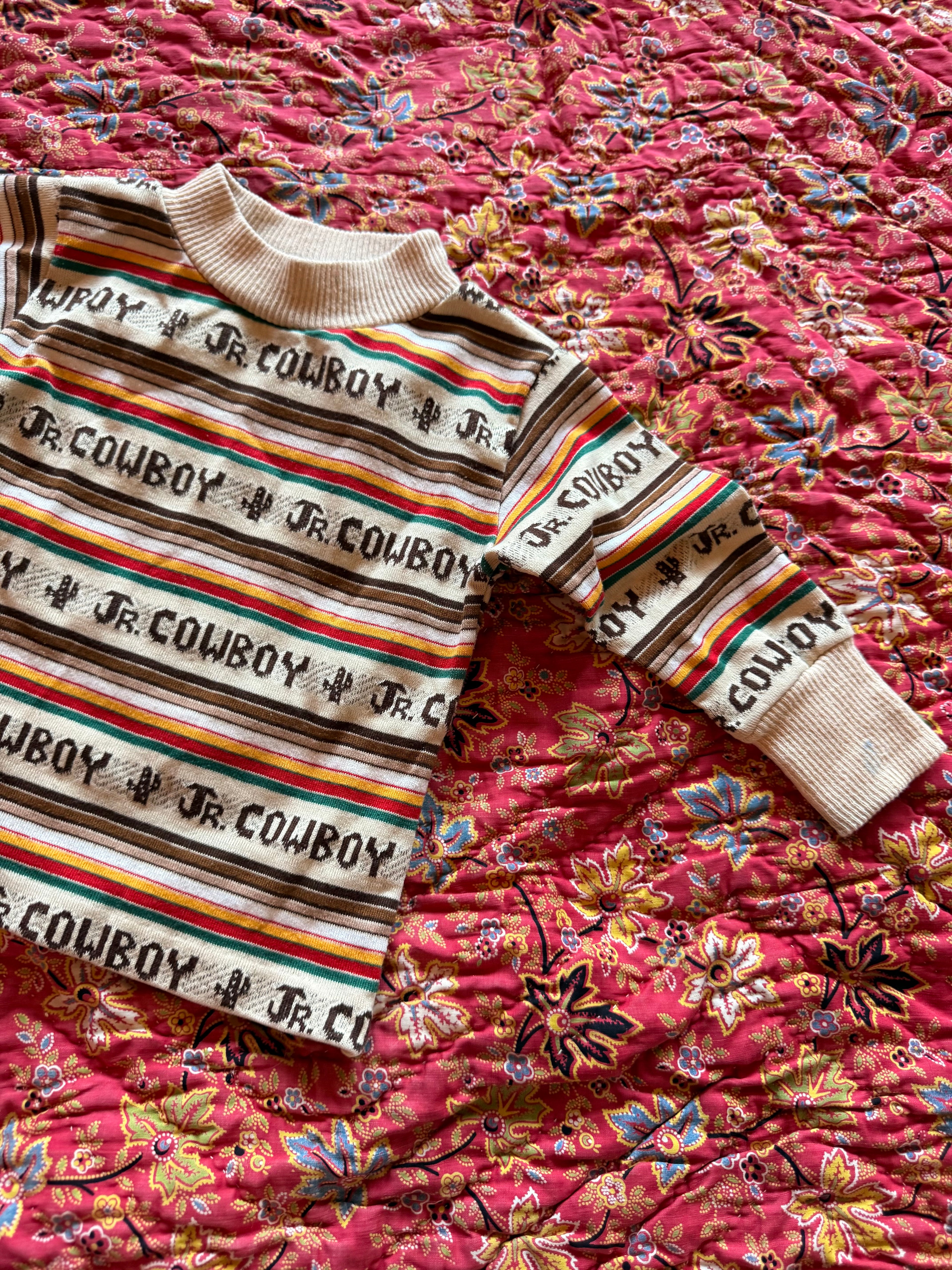 1960s jr cowboy mock neck top