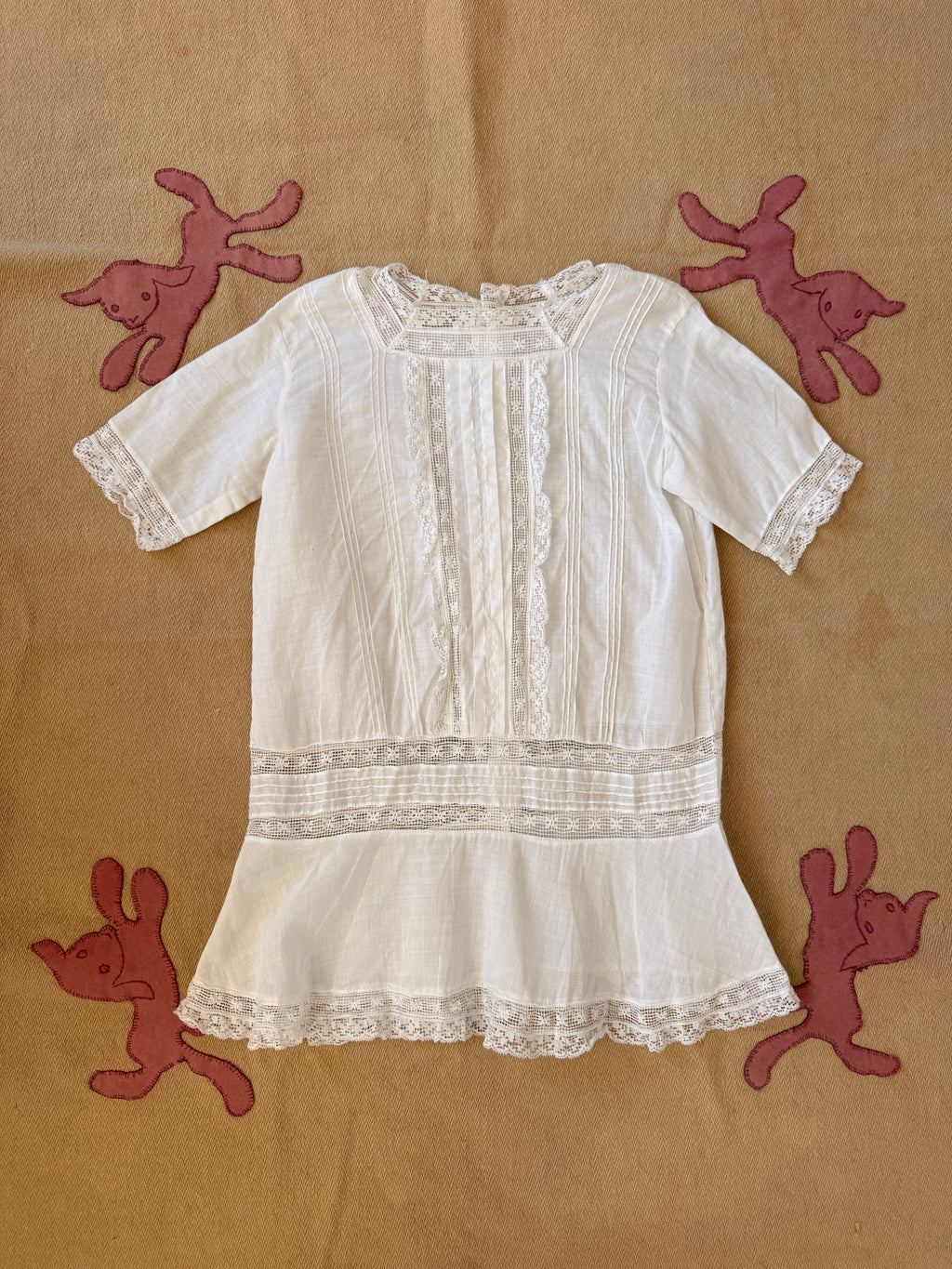 1920s lace panel dress