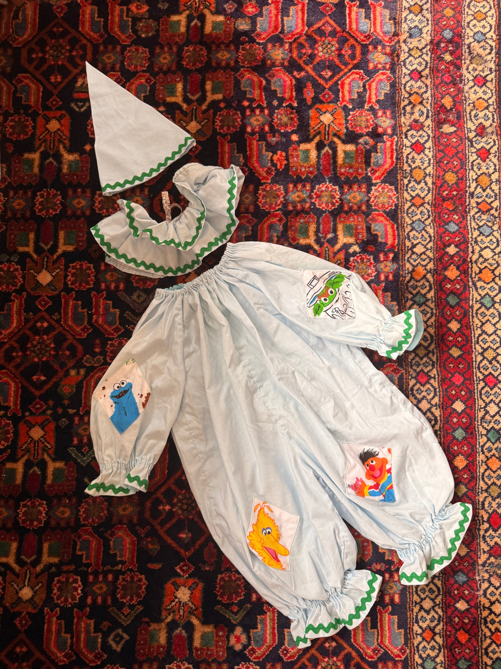 1970s sesame street clown suit