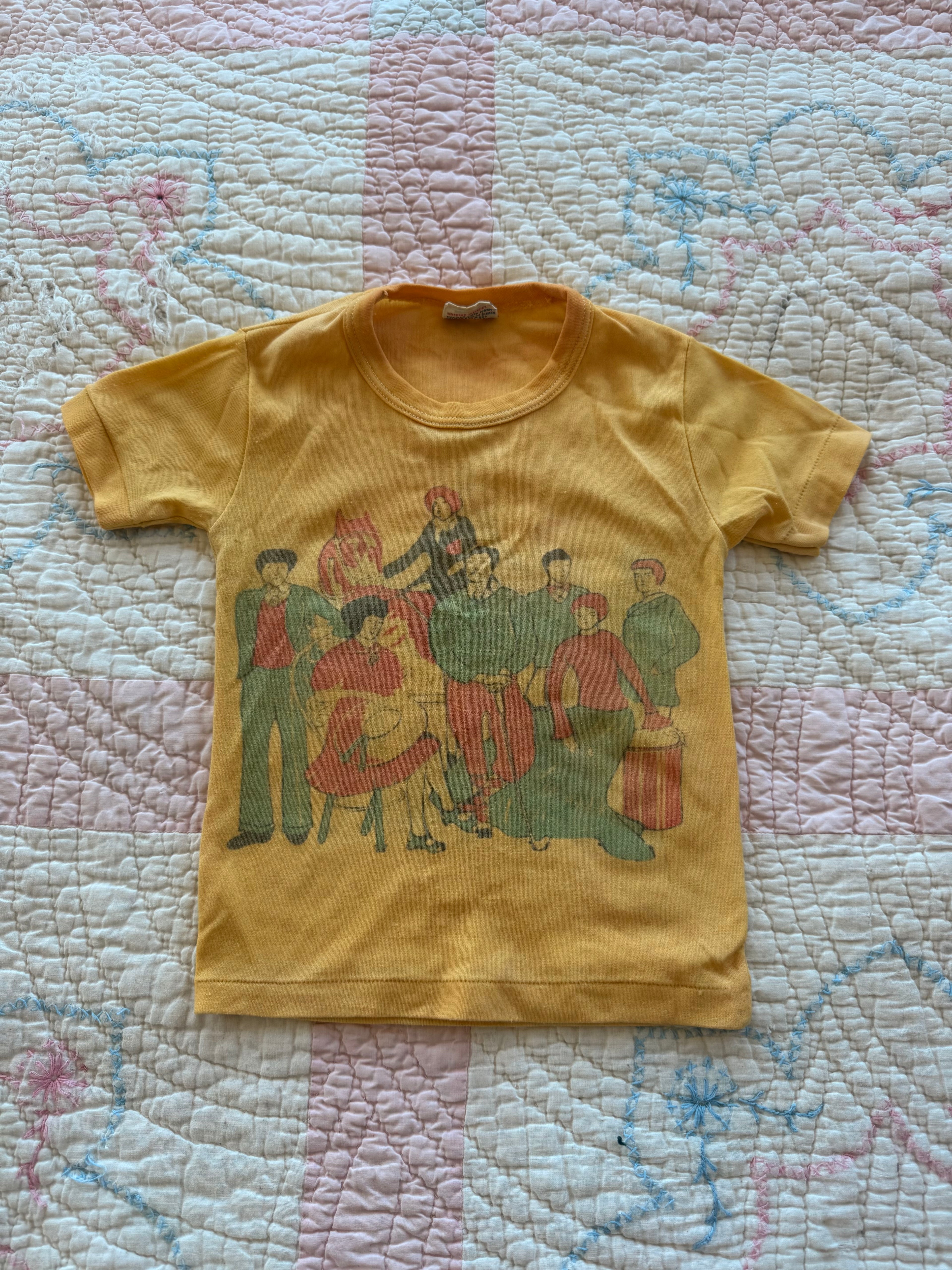 1960s japanese nylon horse tee