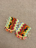 1960’s crocheted rainbow caplet vest