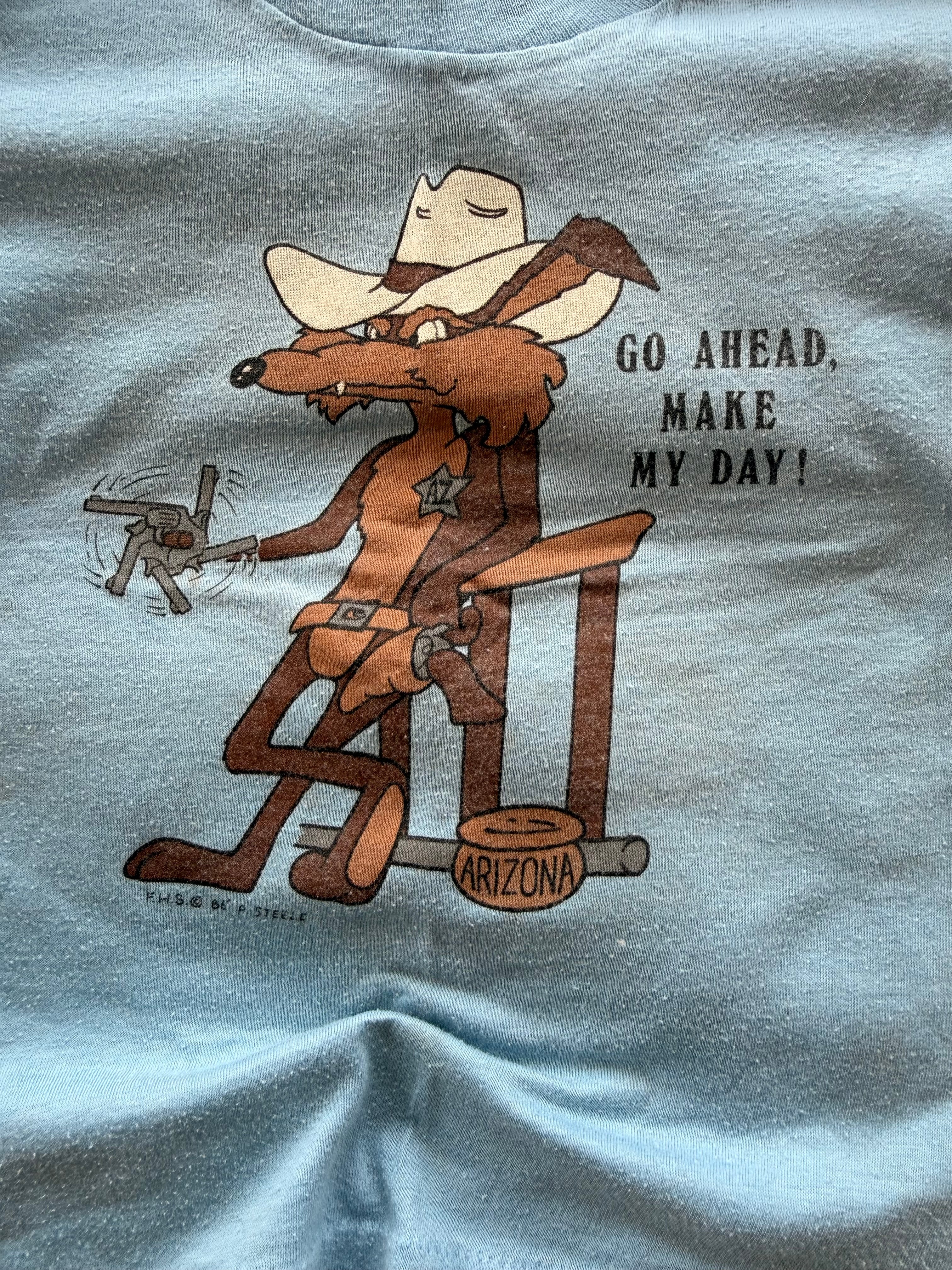 1980s wile e coyote arizona tourist tee