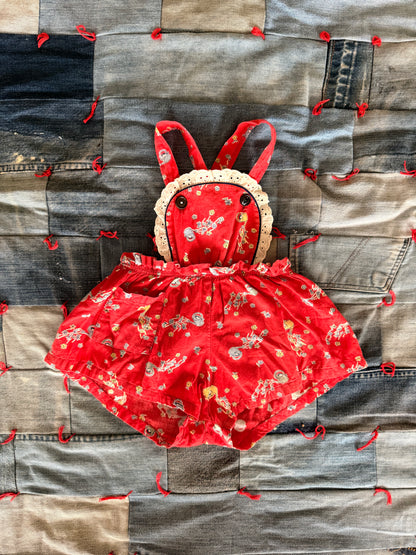 1960s watering can romper