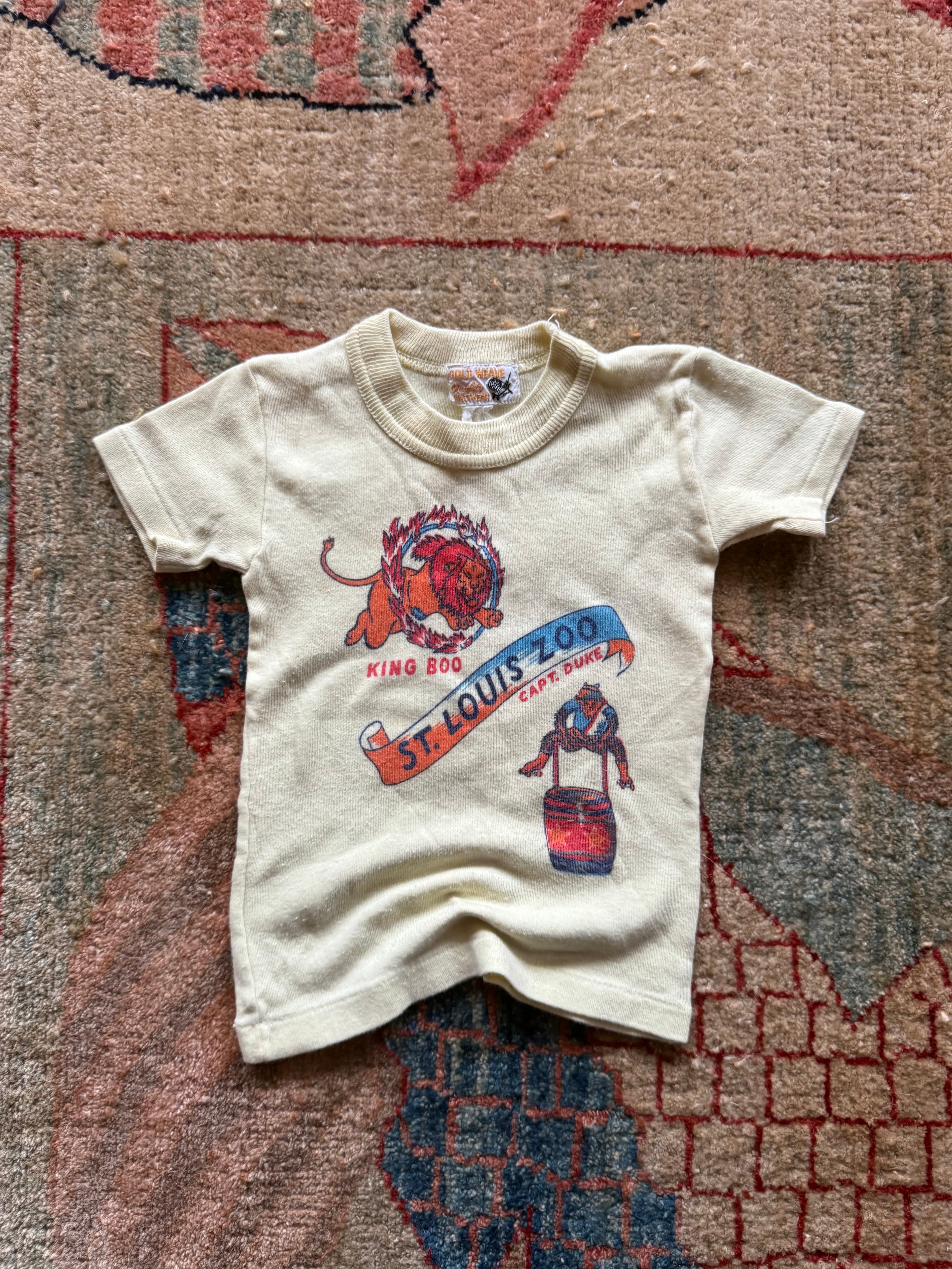 1960s st. louis zoo souvenir tee