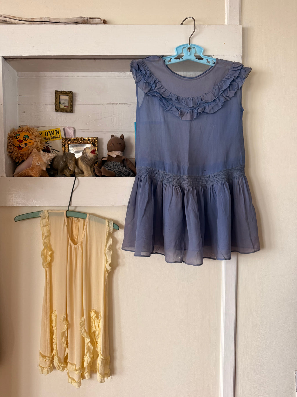 1920s lilac silk dress