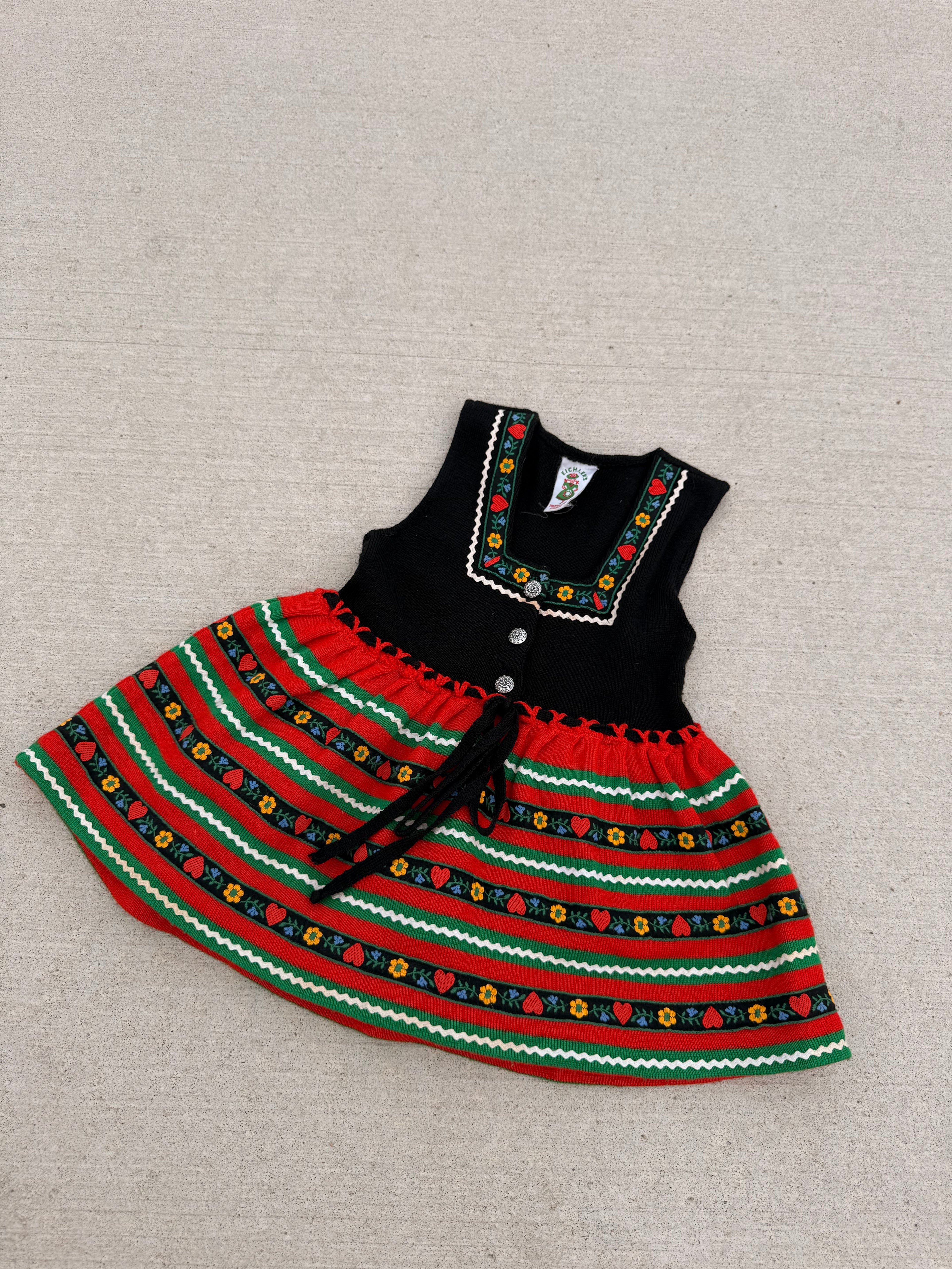 1960s german wool dress