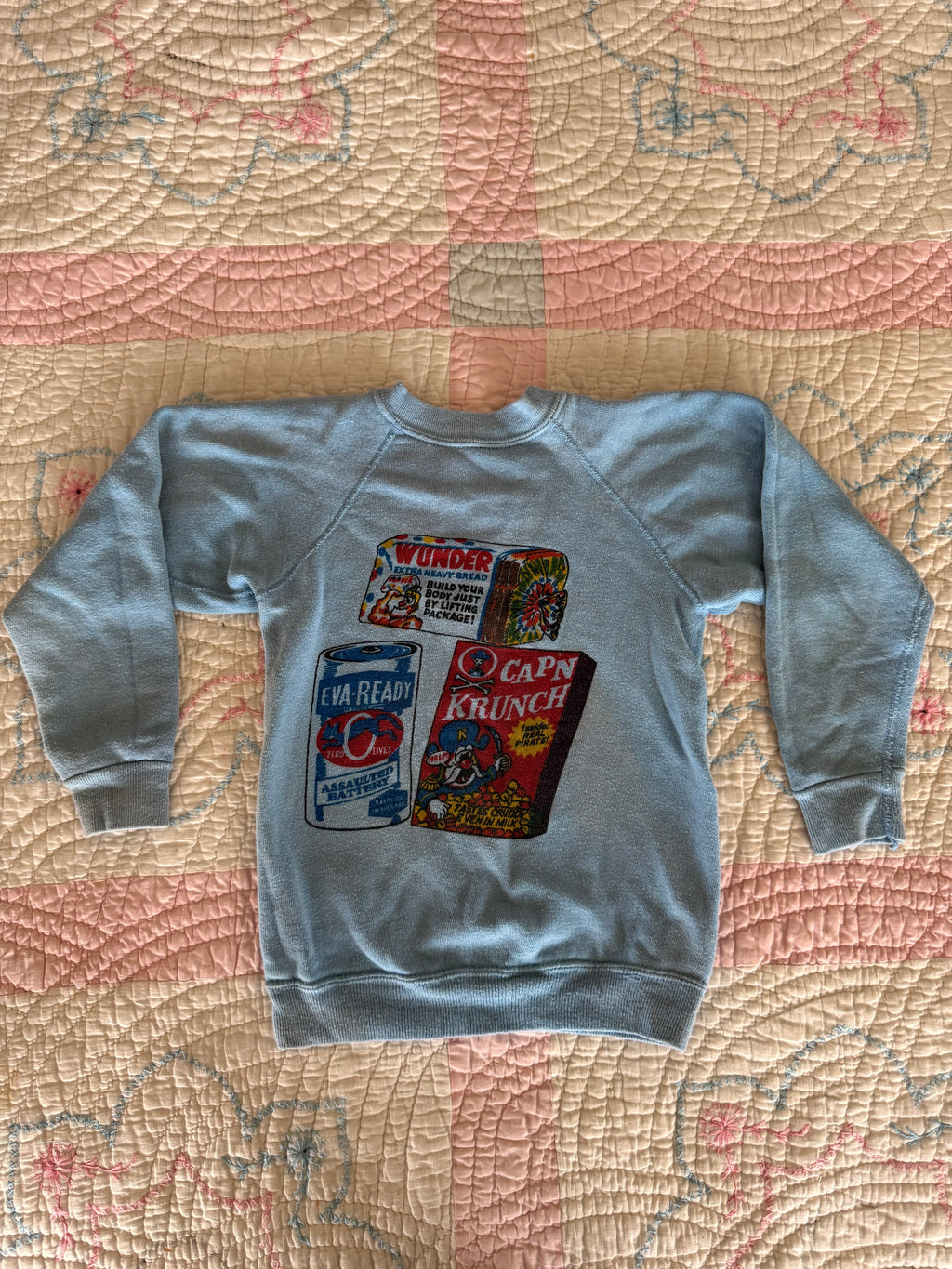 1970s wacky pack sweatshirt
