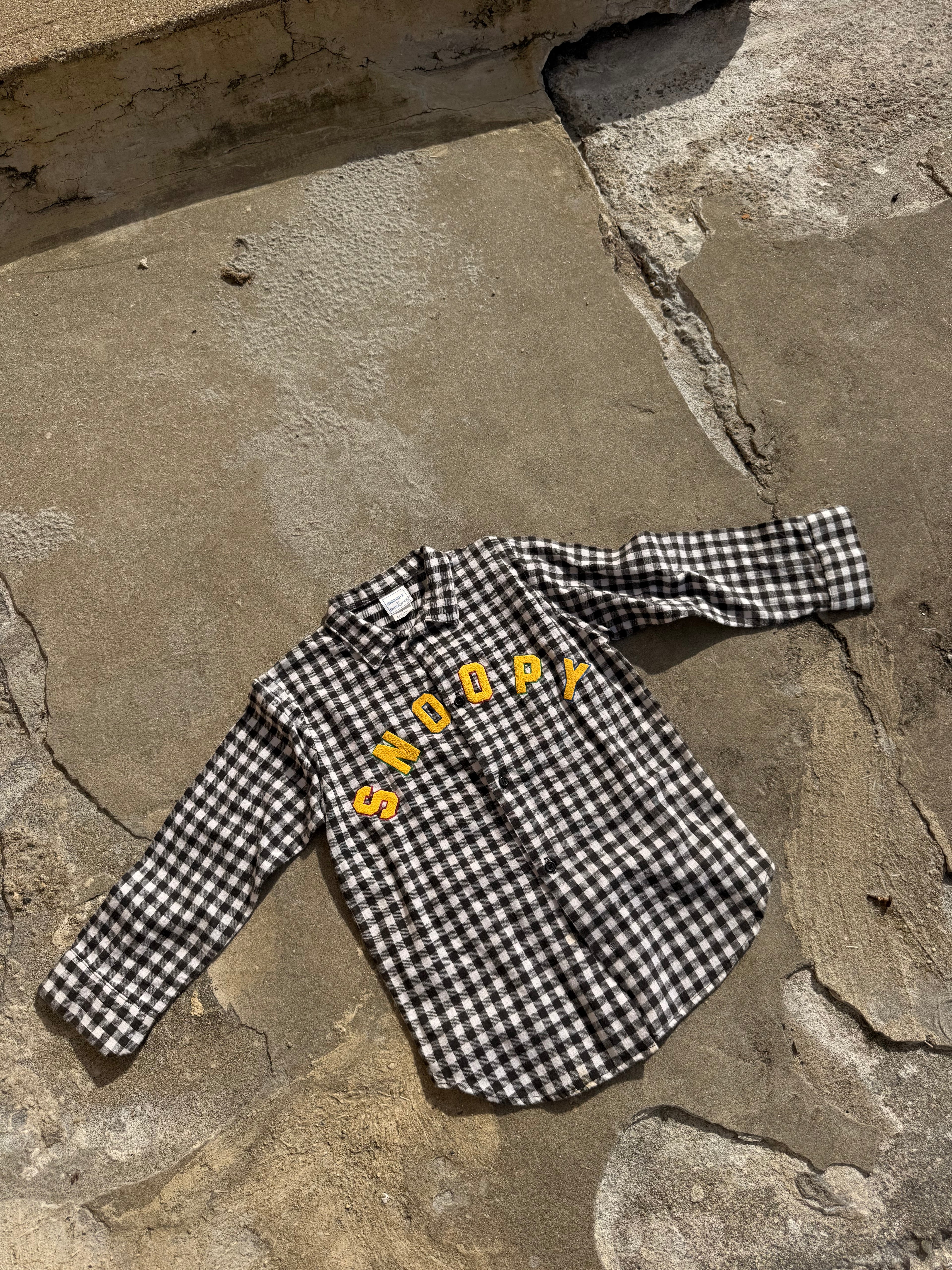 1970s snoopy flannel