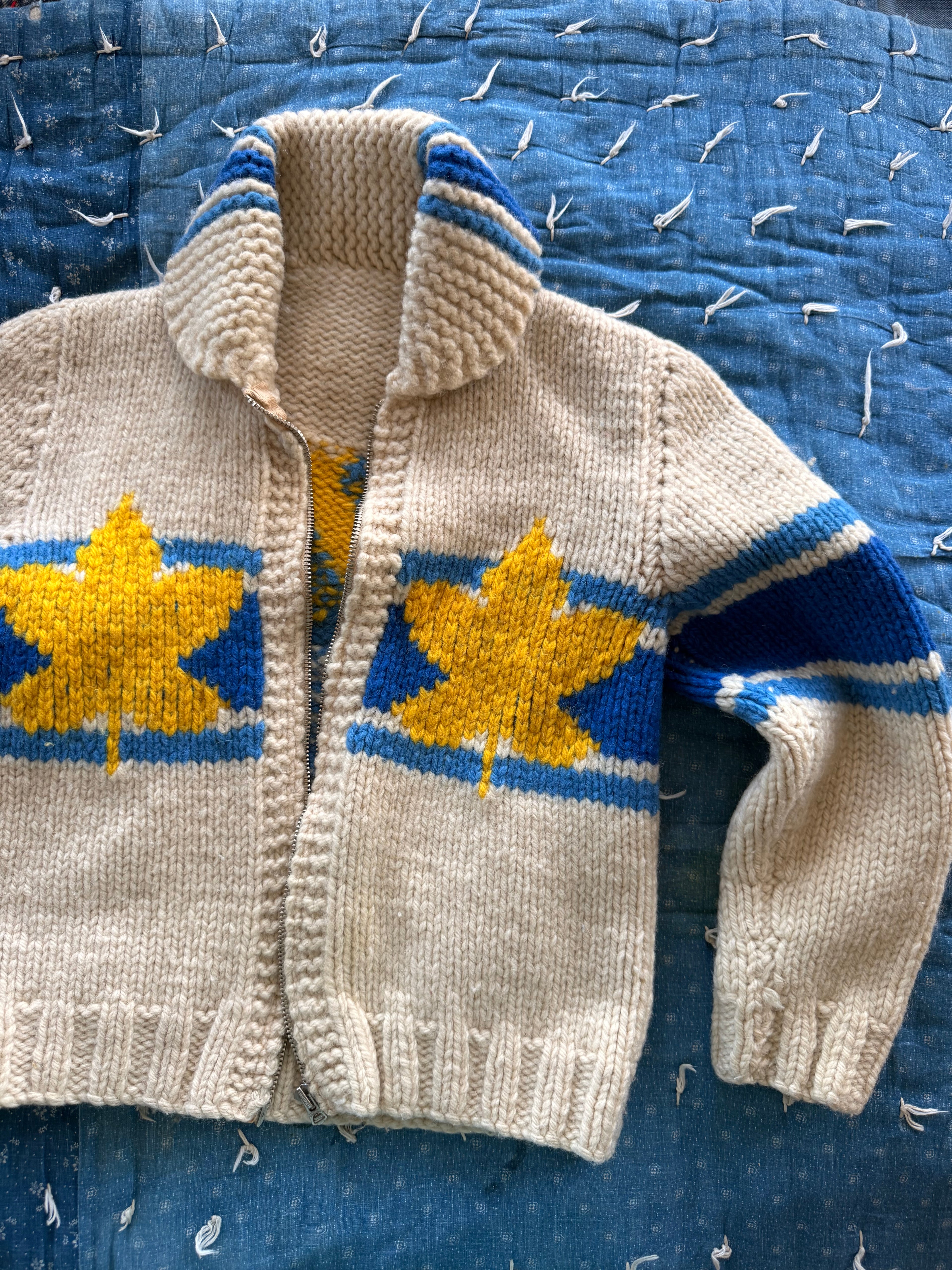 1970s toronto maple leaf wool cowichan