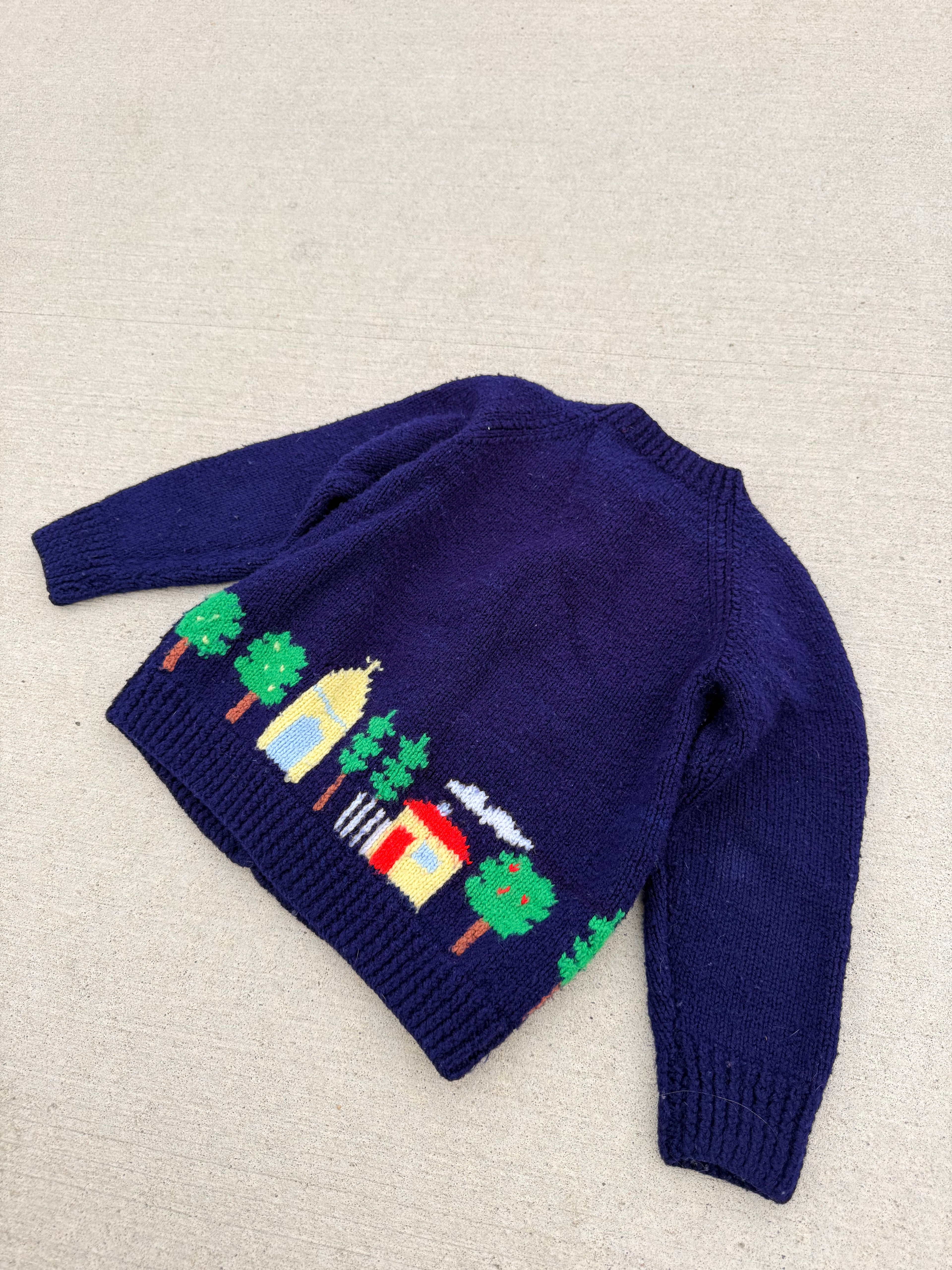 1970s toy solider cardigan