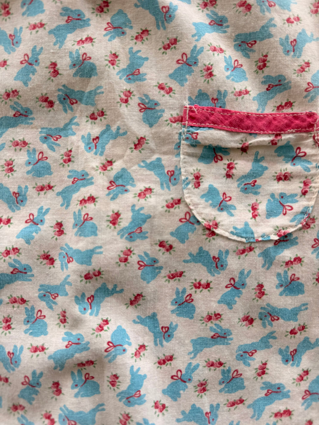 1940s blue bunny romper