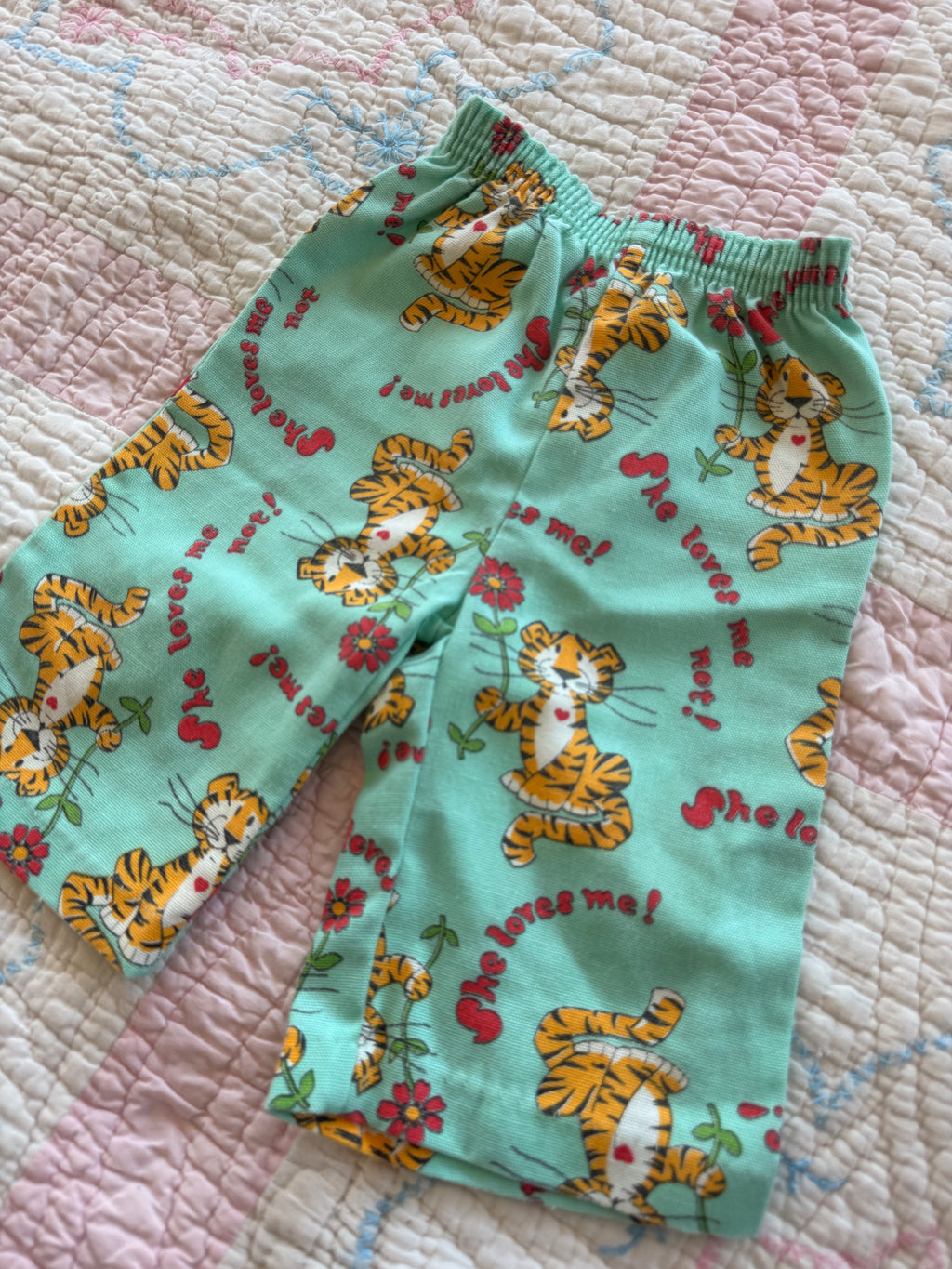 1970s tiger love pants