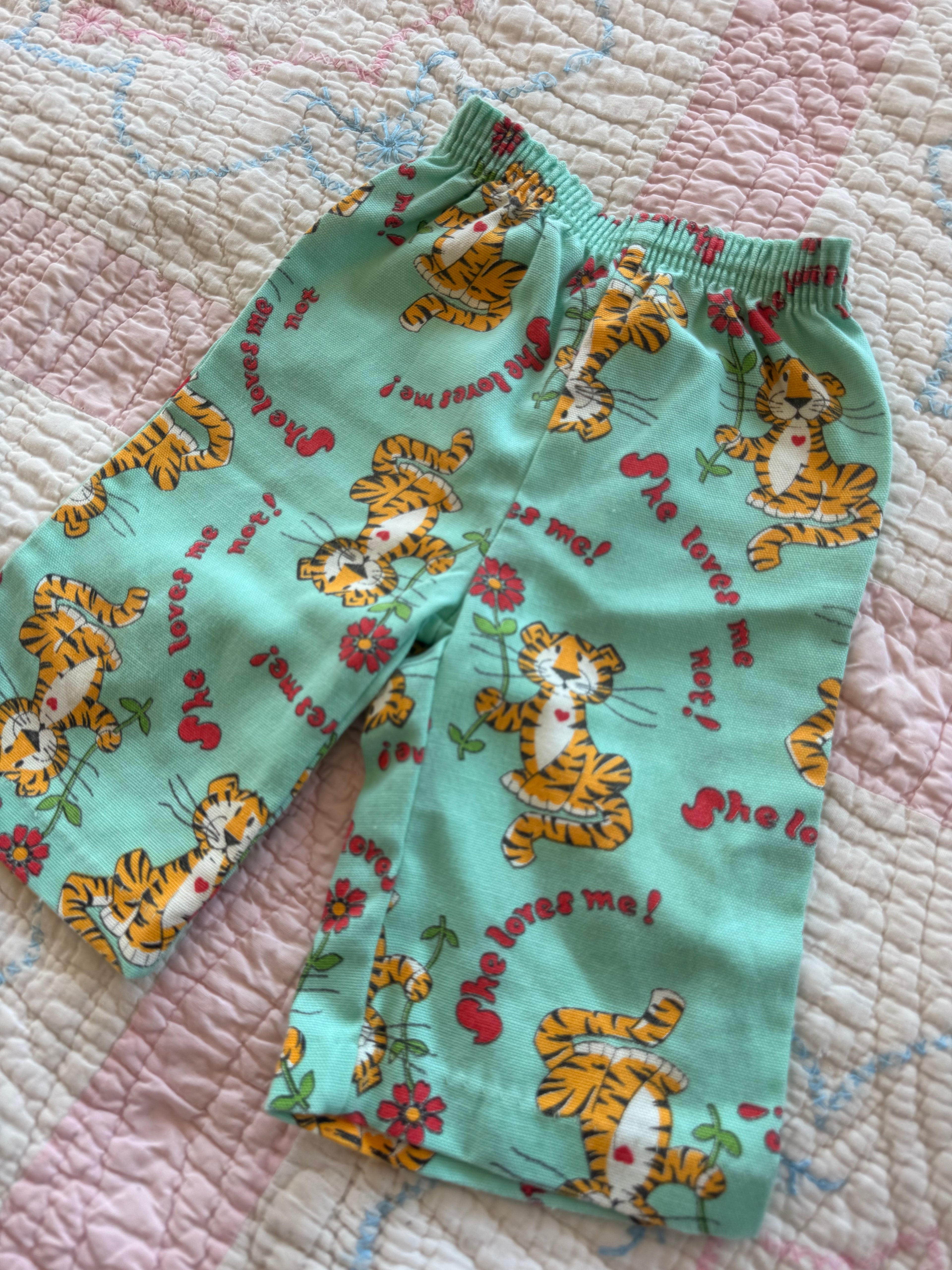 1970s tiger love pants