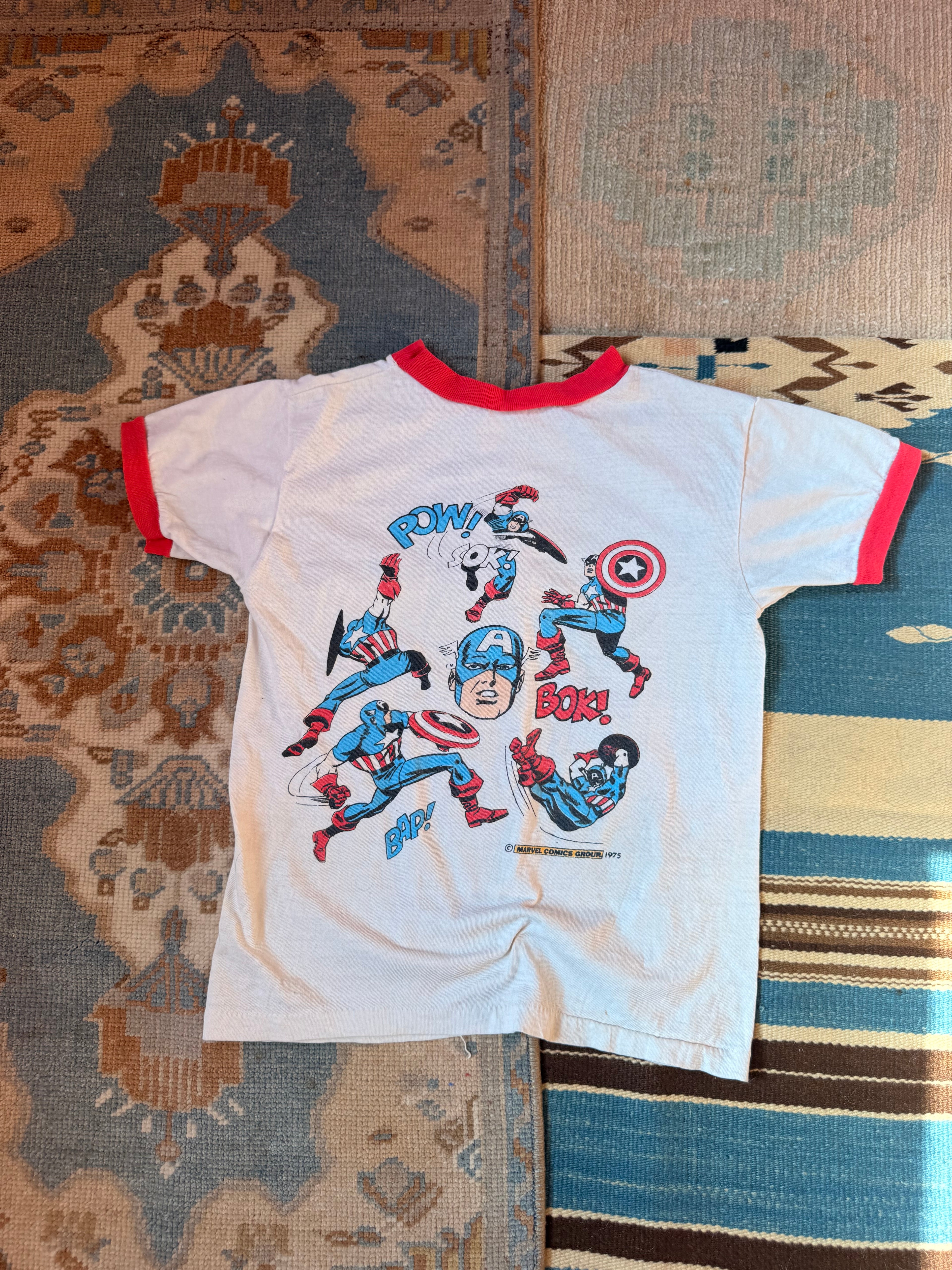 1970s captain america “my name is” t shirt