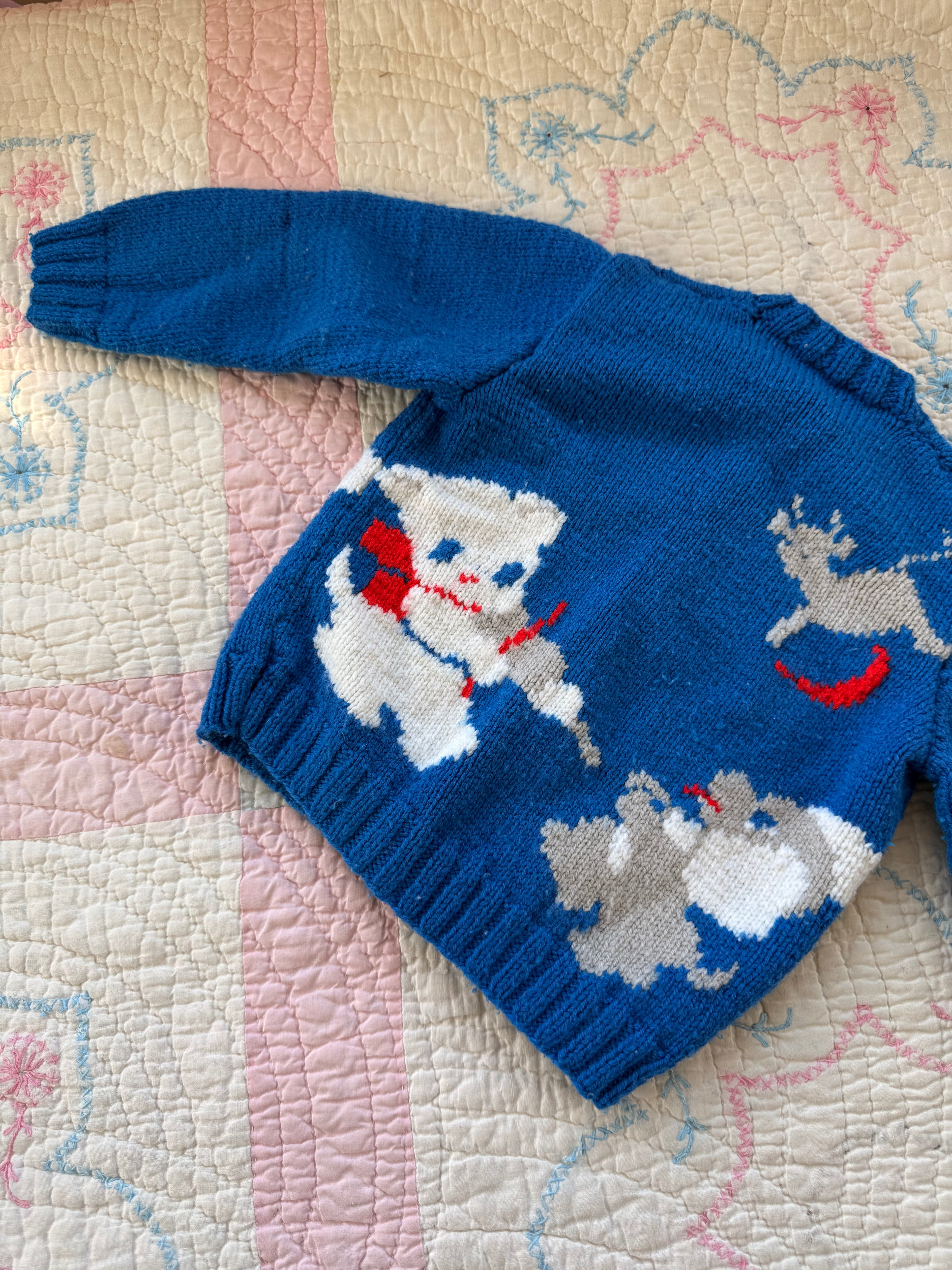 1950s cat & the fiddle cardigan