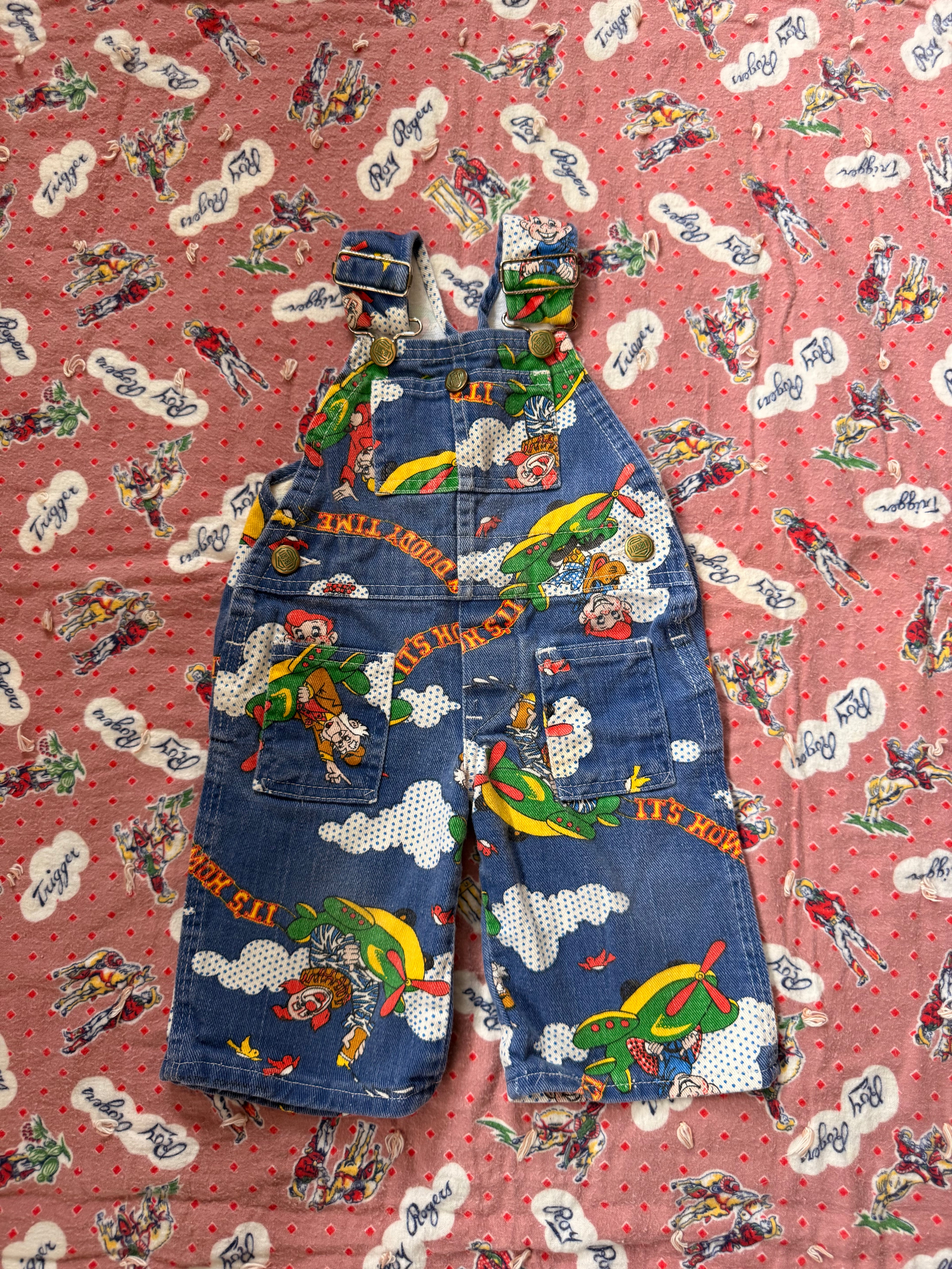 1960s howdy doody overalls