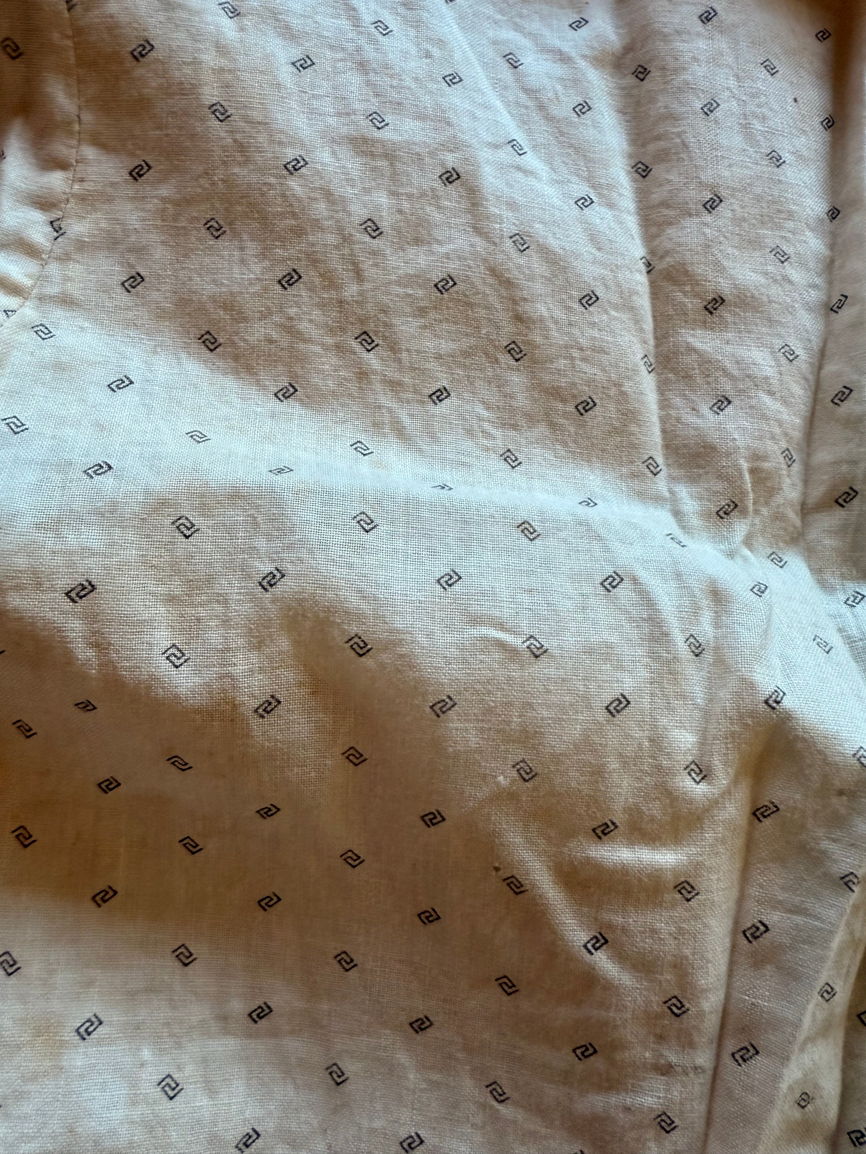 1900s calico newborn dress